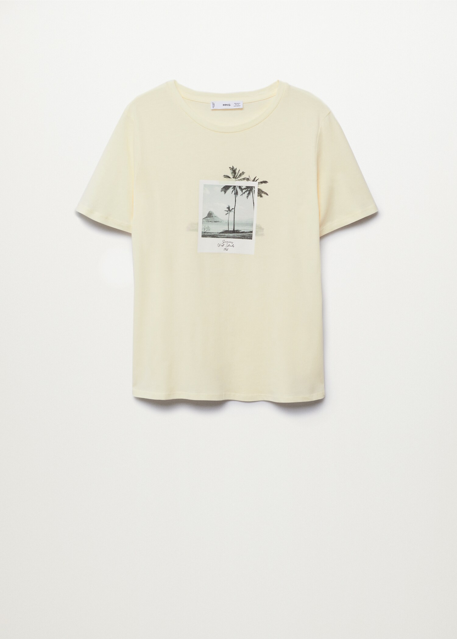 Printed cotton-blend T-shirt - Article without model