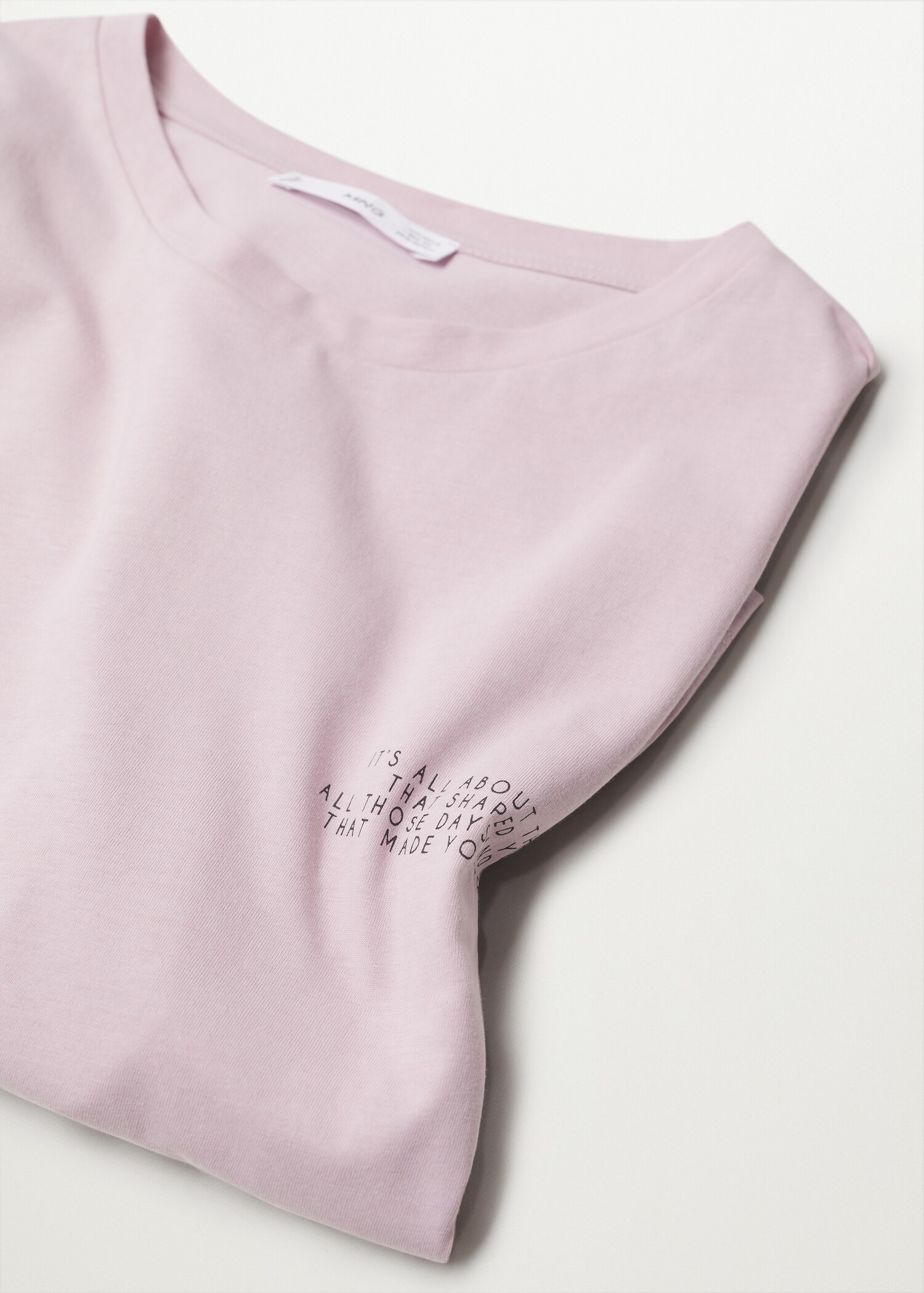 Message crop T-shirt - Details of the article 8