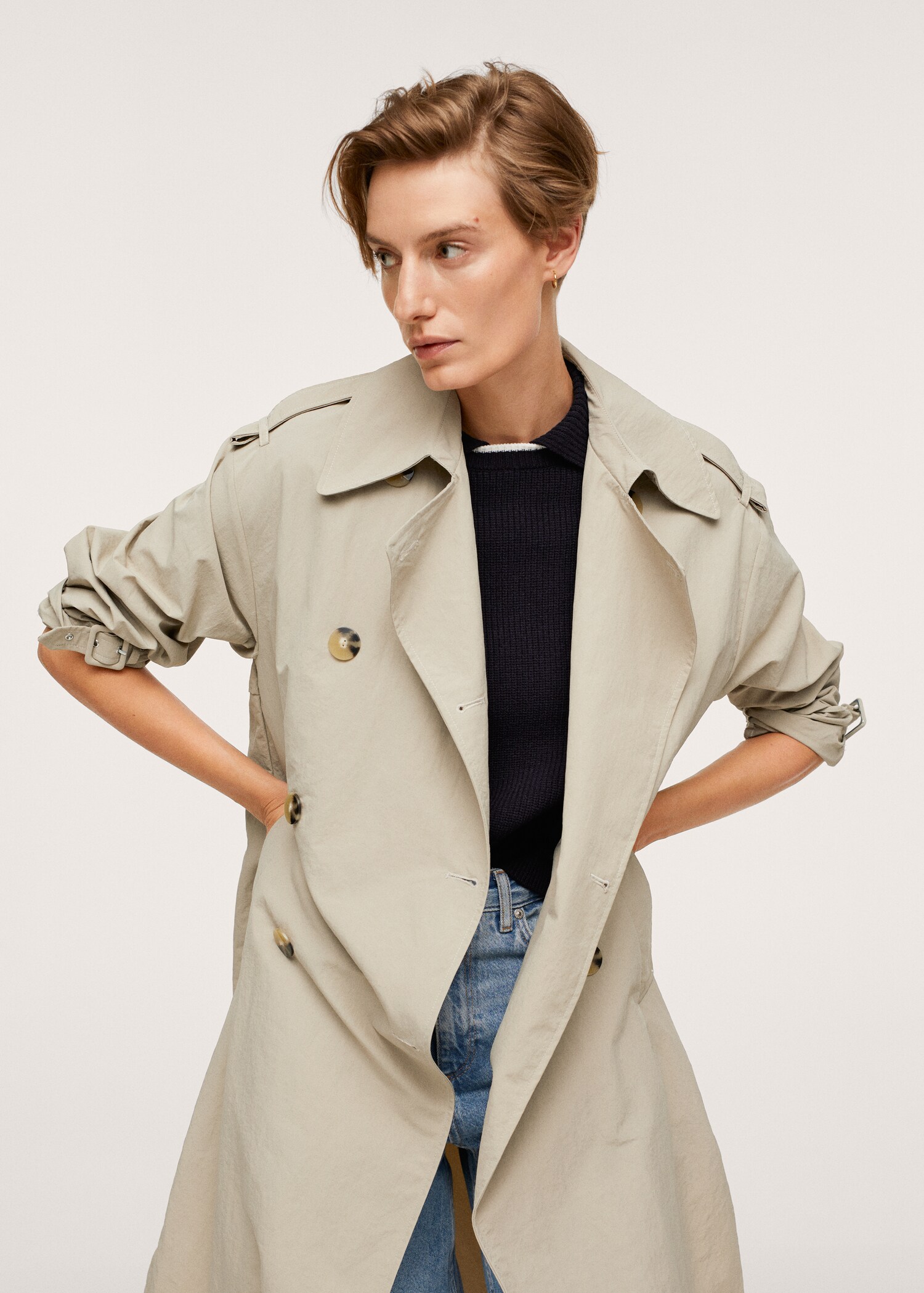 Gabardina larga water repellent - Detalle del artículo 4