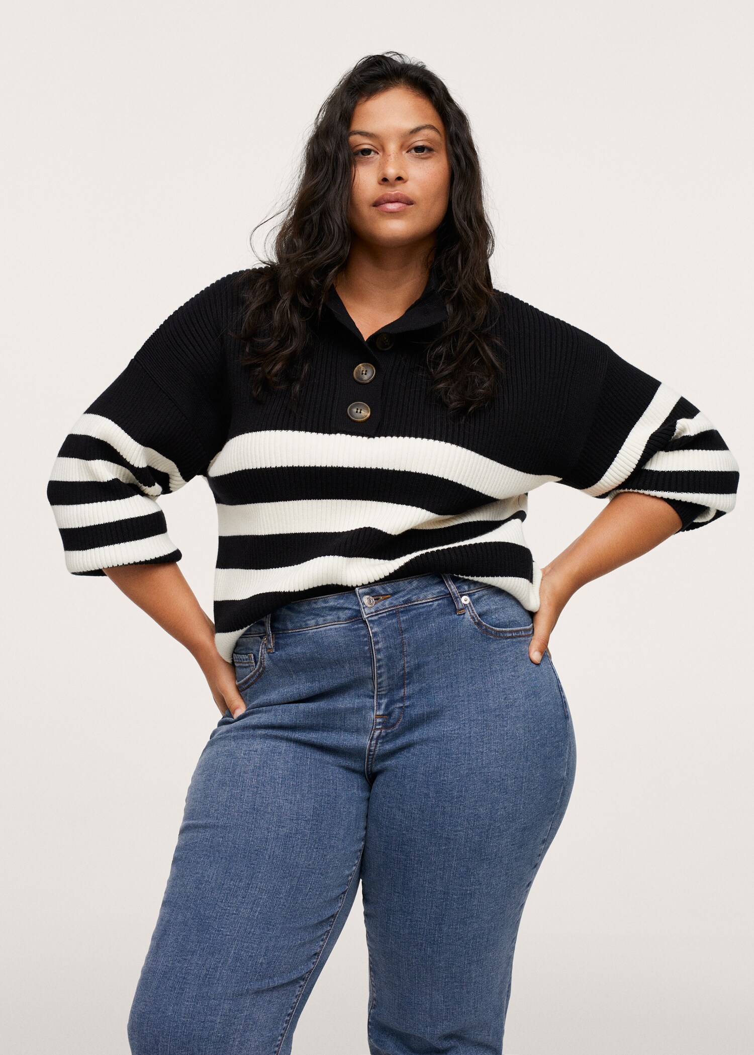 Jeans relaxed Ely - Plano medio