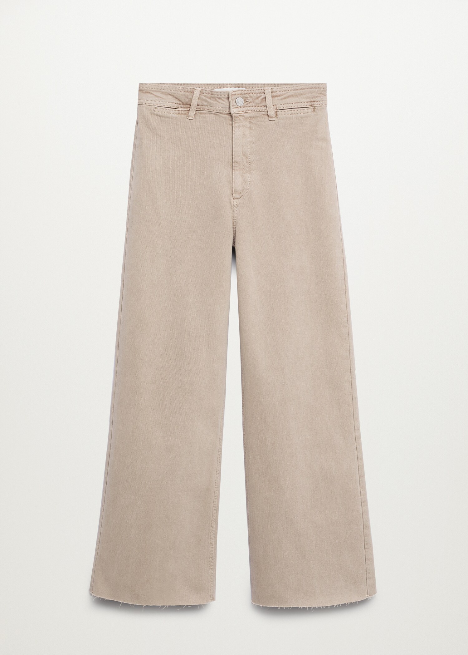 Džíny culottes s vysokým elastickým pasem - Zboží bez modelu
