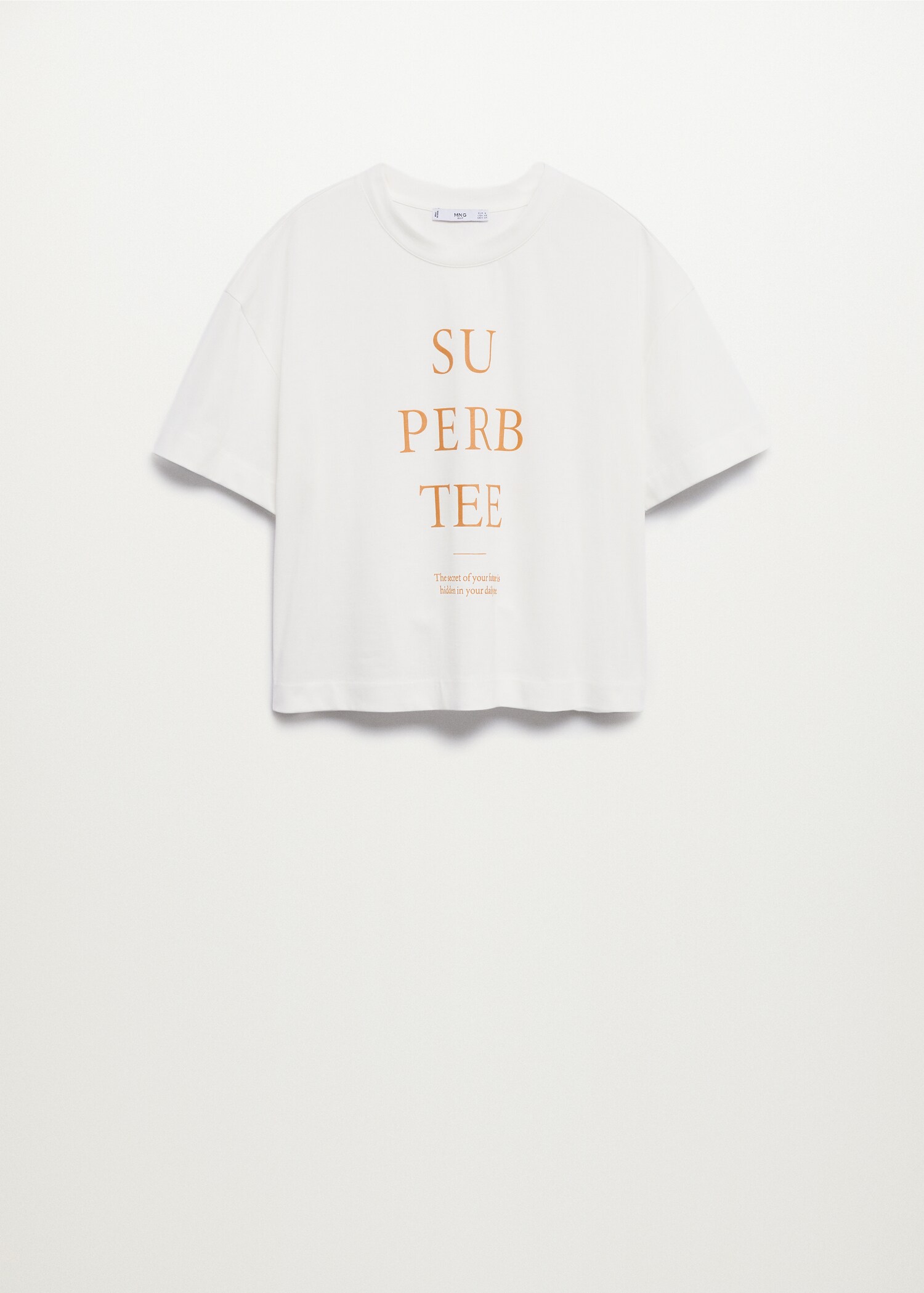 Bavlněné tričko oversize - Zboží bez modelu