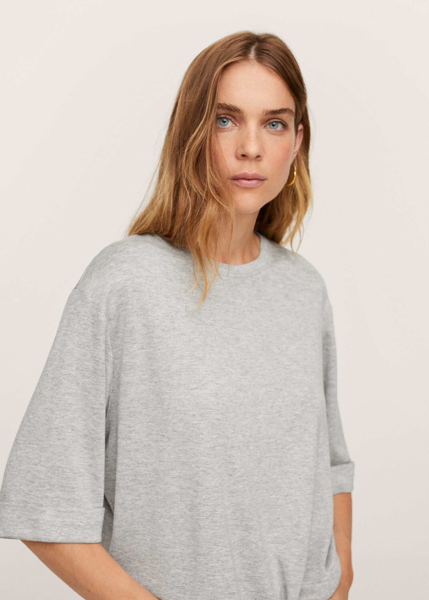 Basic oversized t-shirt - Details of the article 3