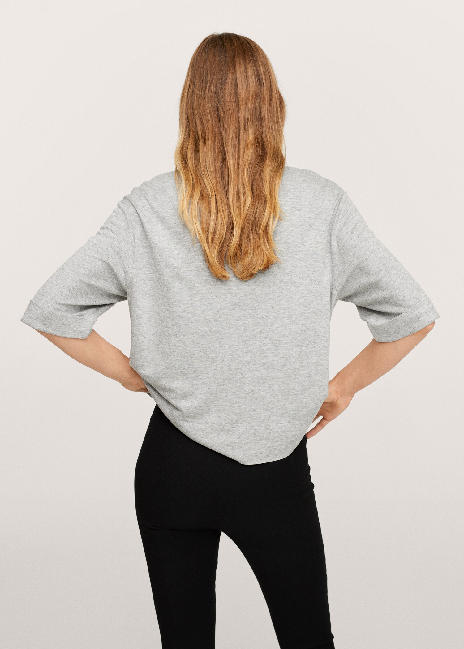 Basic oversized t-shirt - Reverse of the article