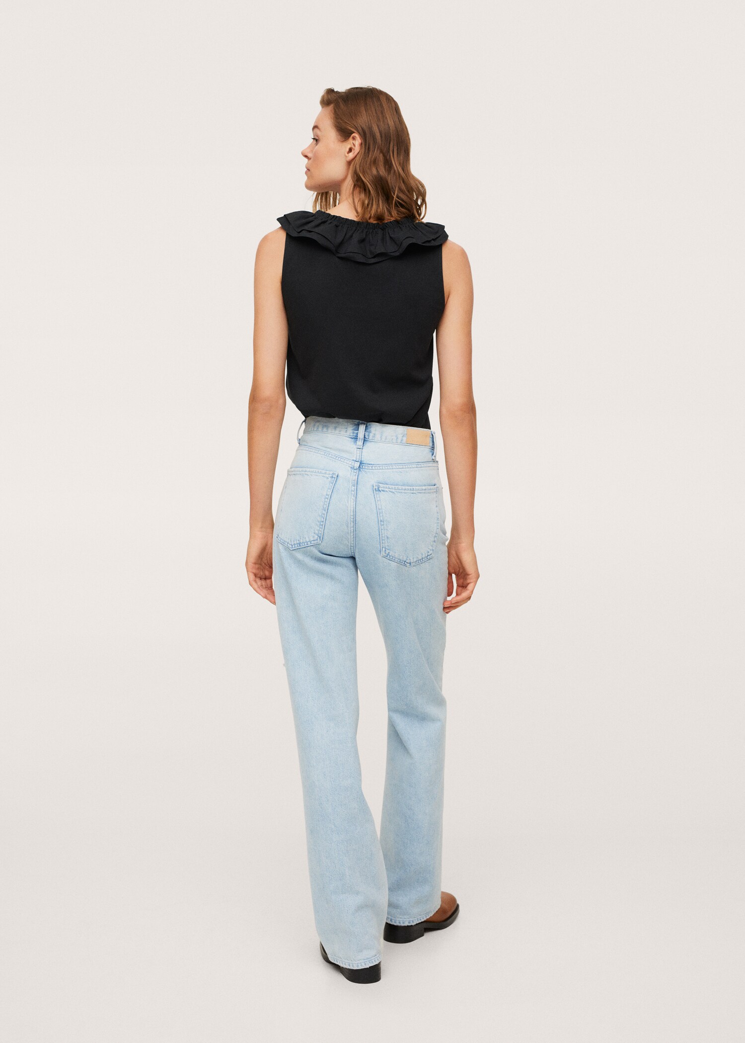 Camiseta algodón volante - Reverso del artículo
