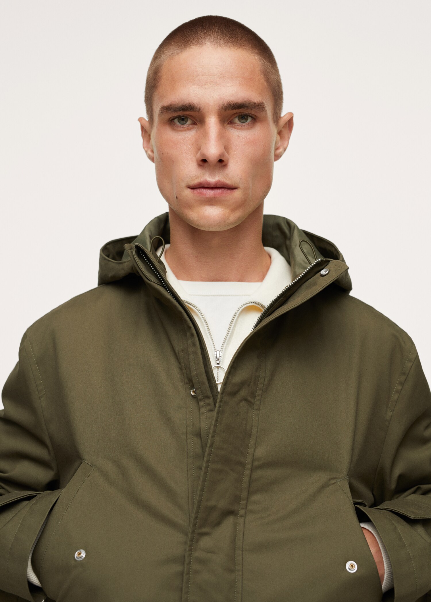 Baumwollparka mit Taschen - Detail des Artikels 1