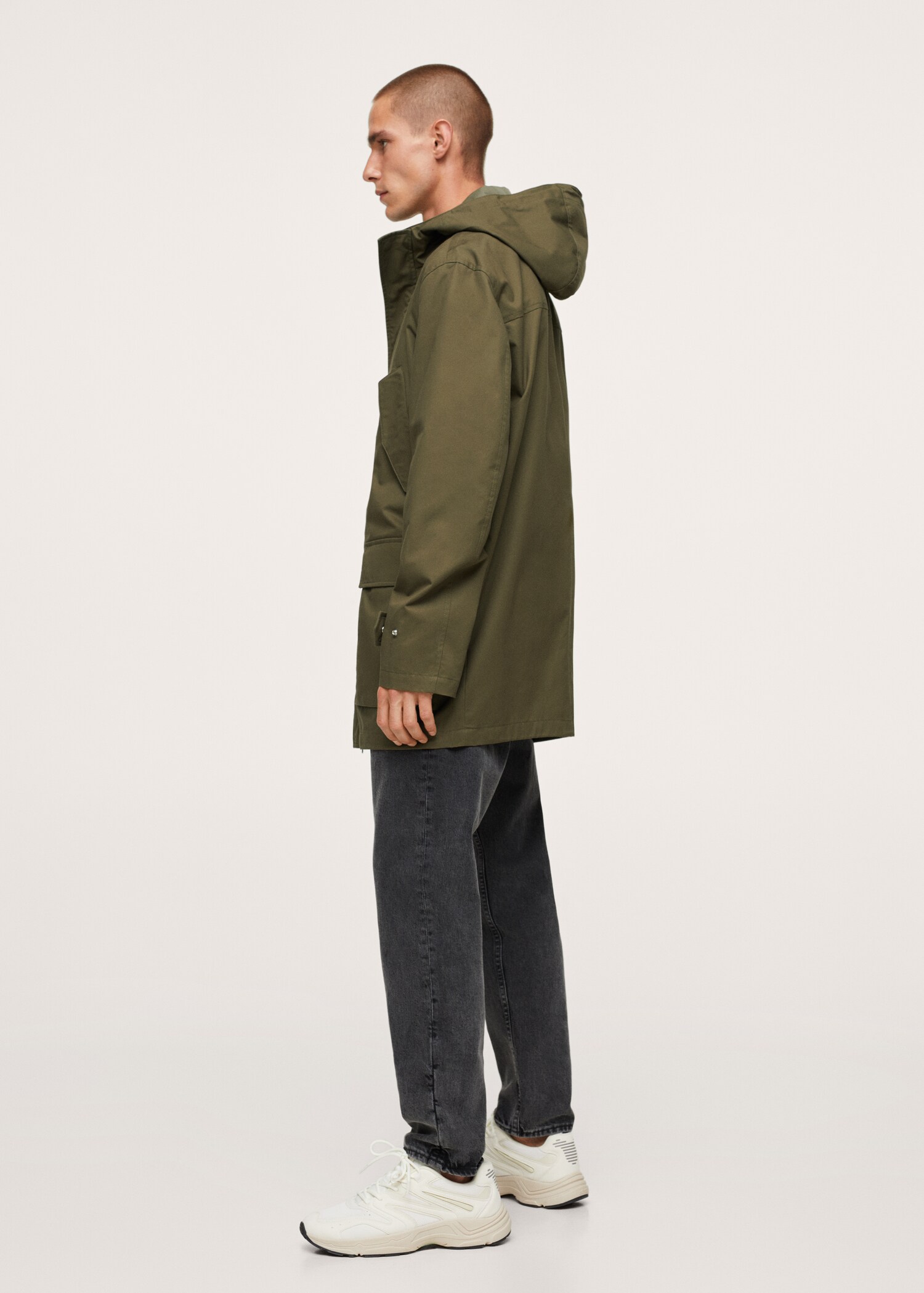 Baumwollparka mit Taschen - Detail des Artikels 2