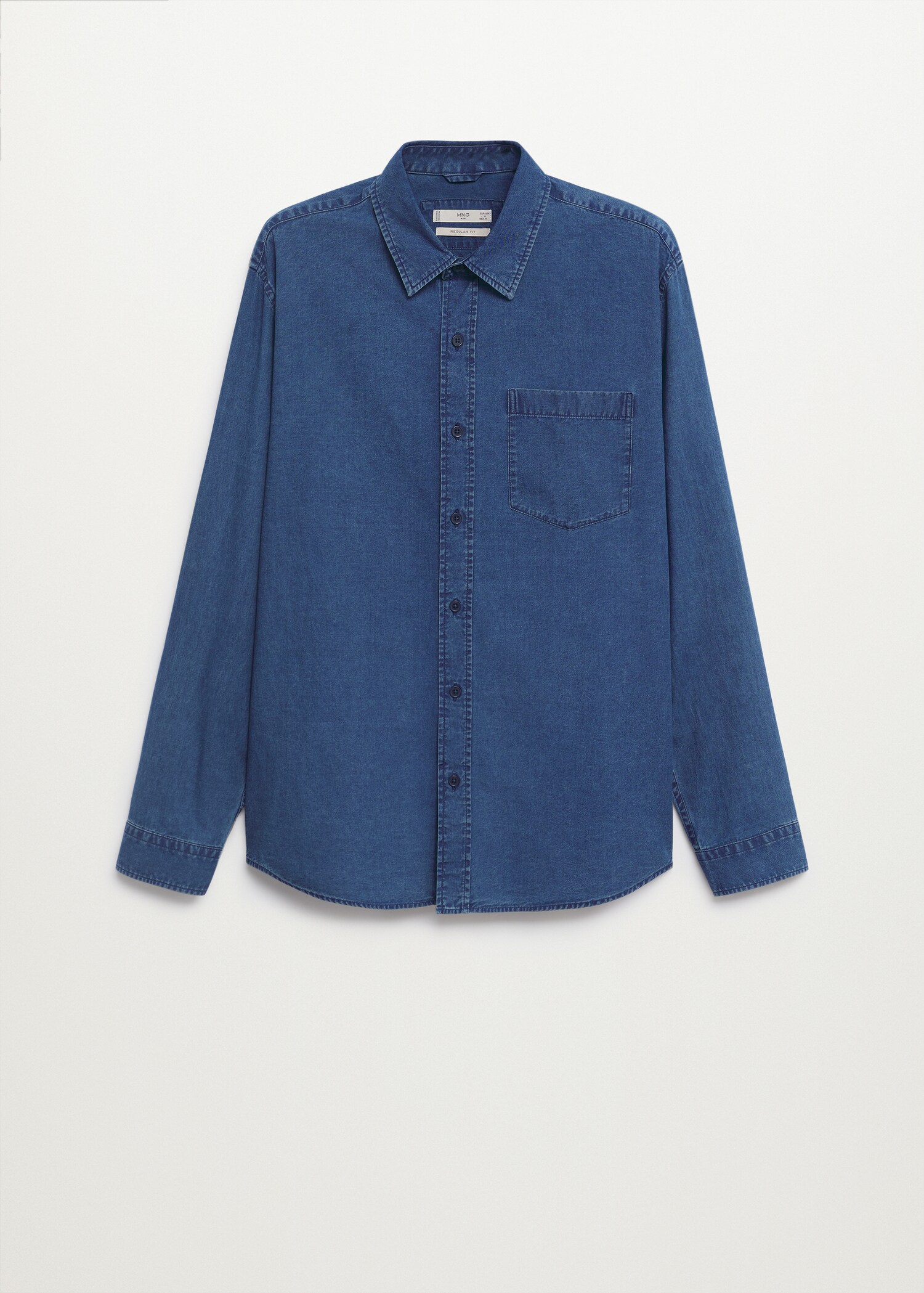 Regular Fit-Jeanshemd mit Tasche - Artikel ohne Model