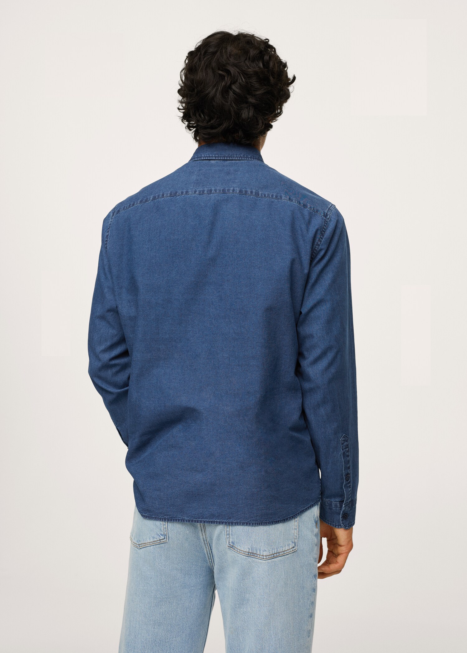 Regular Fit-Jeanshemd mit Tasche - Detail des Artikels 3