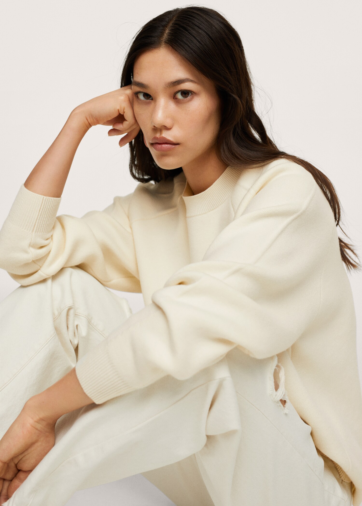 Stretch knit sweater - Details of the article 3