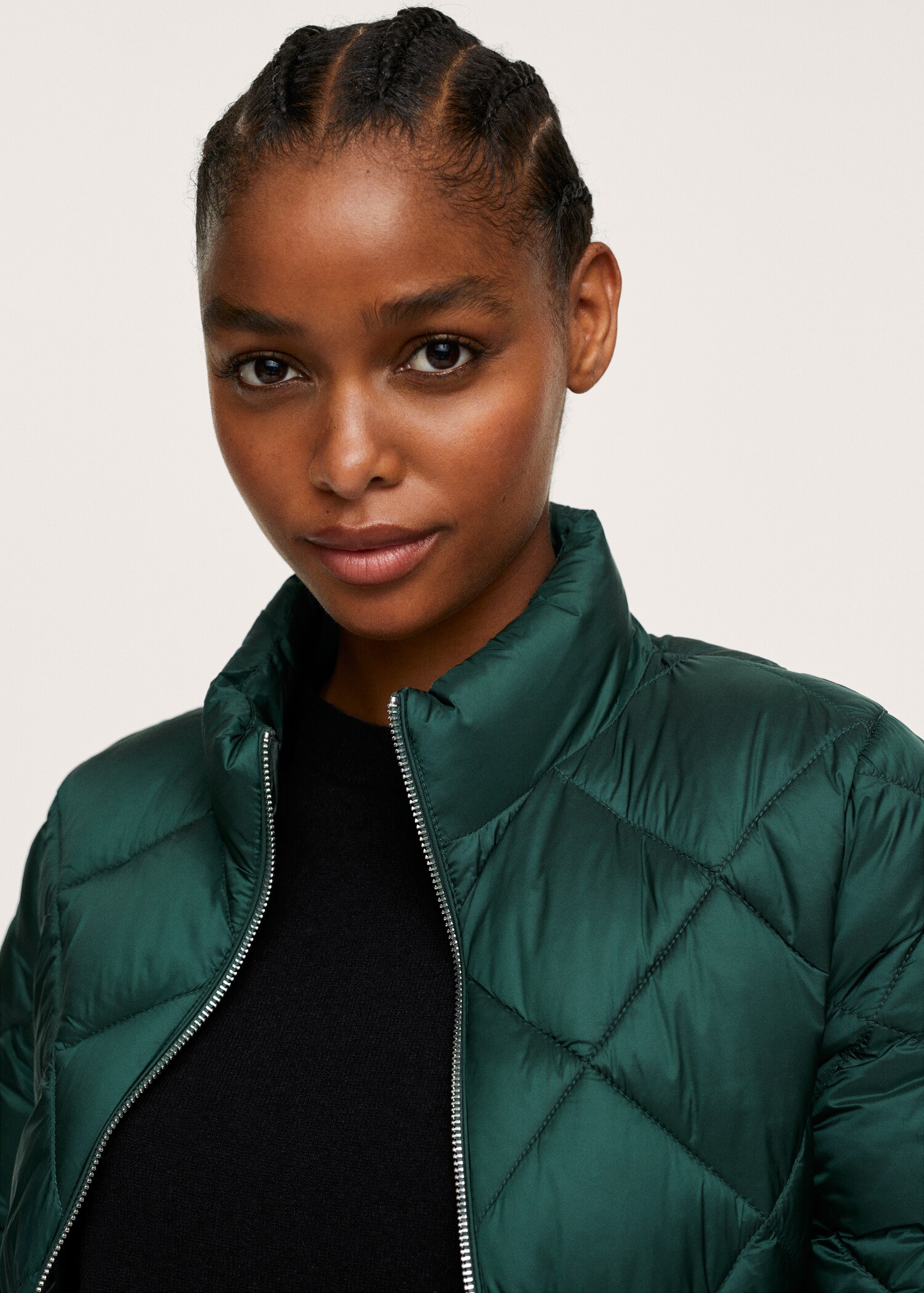Anorak acolchado impermeable rombos - Detalle del artículo 1