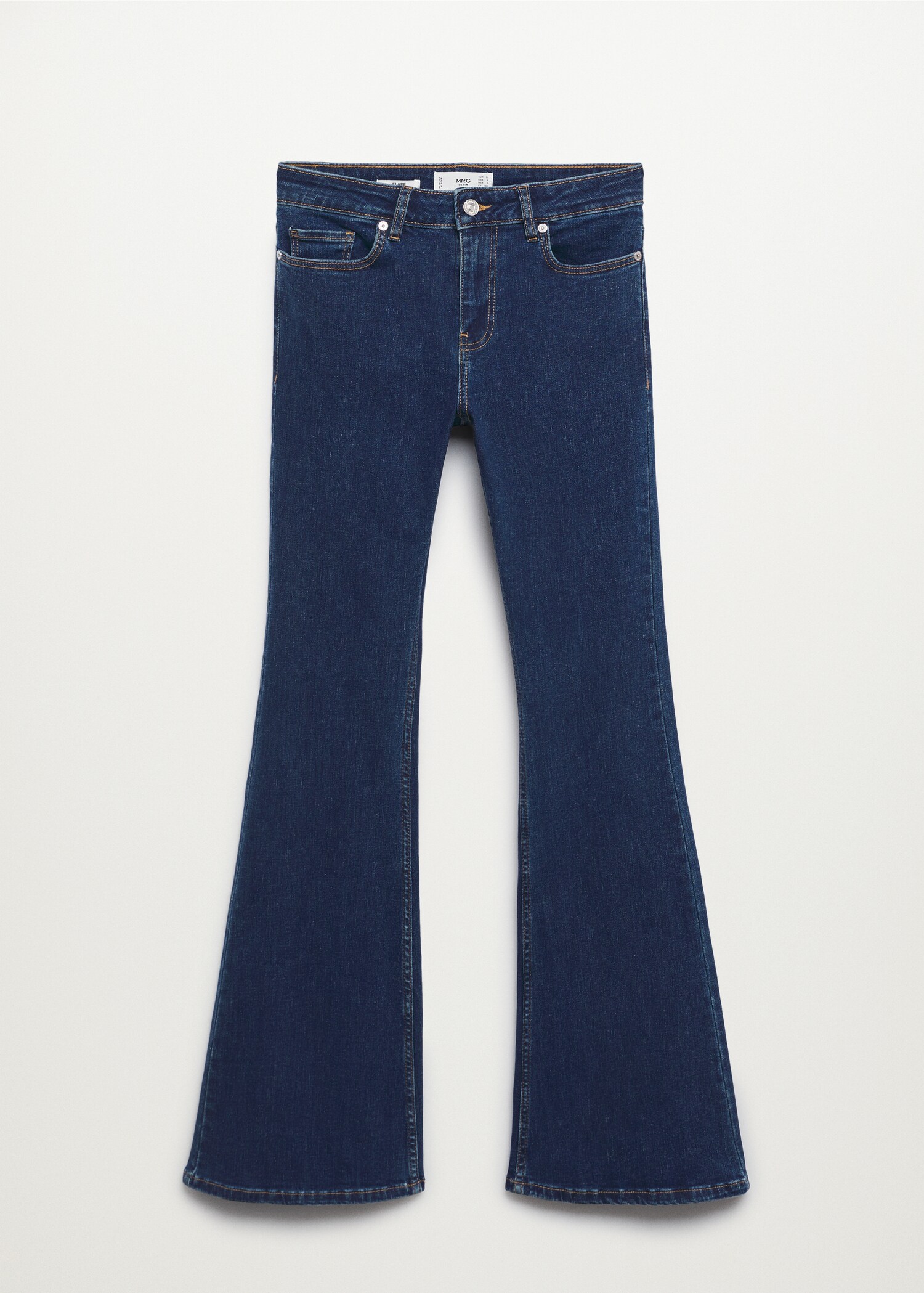 Mid-rise flared jeans - Article without model