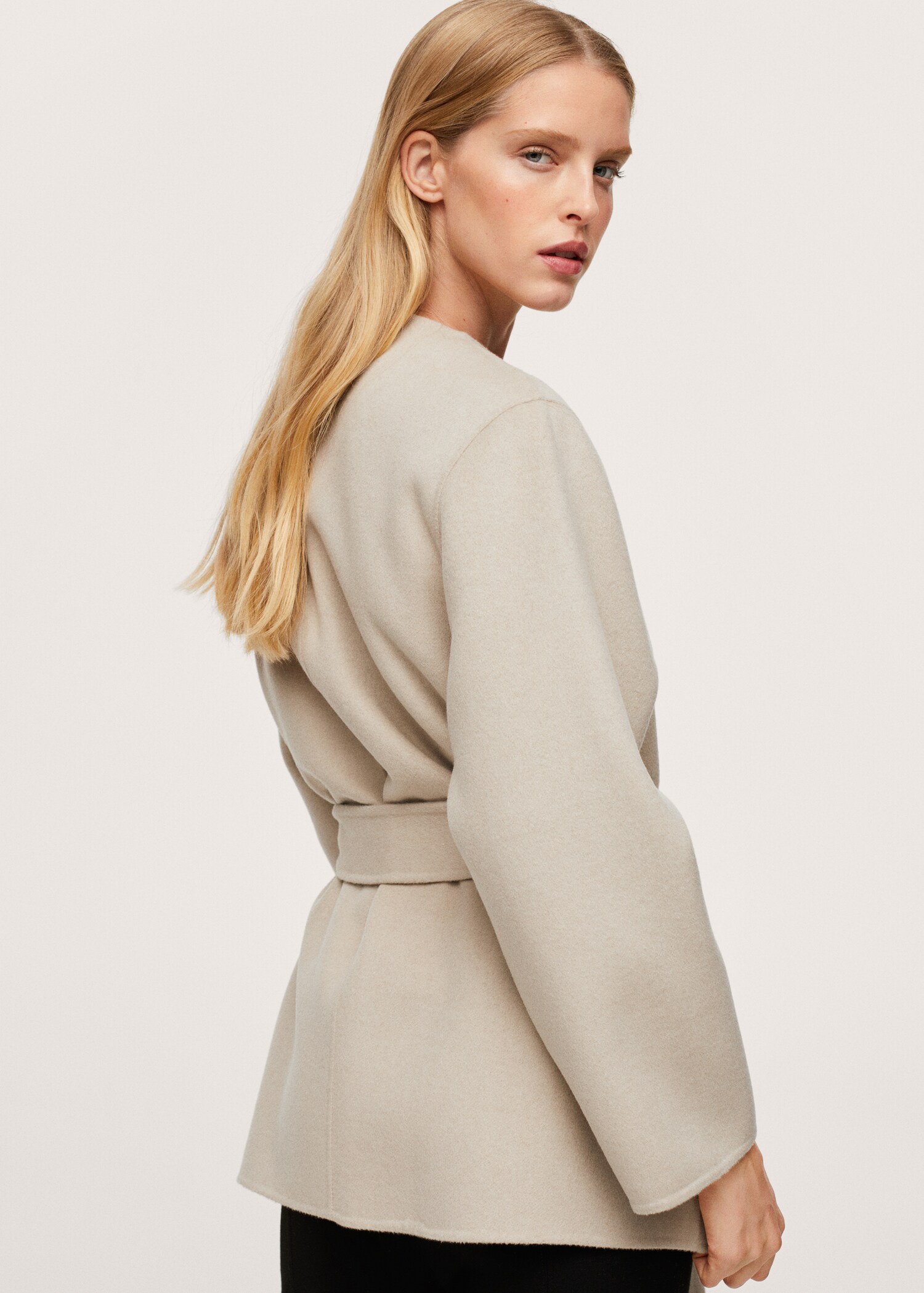Veste faite main ceinture - Verso de l’article
