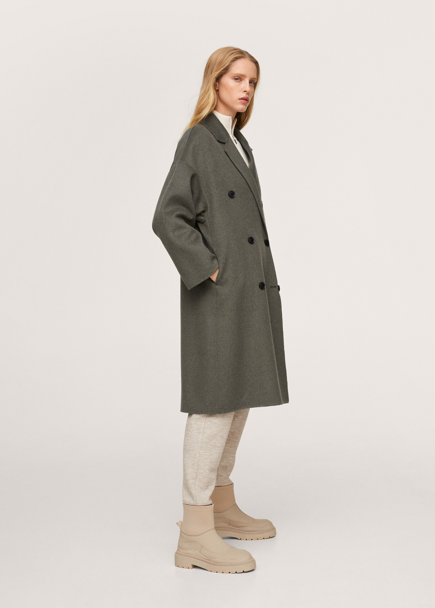 Handmade wool coat - Details of the article 2