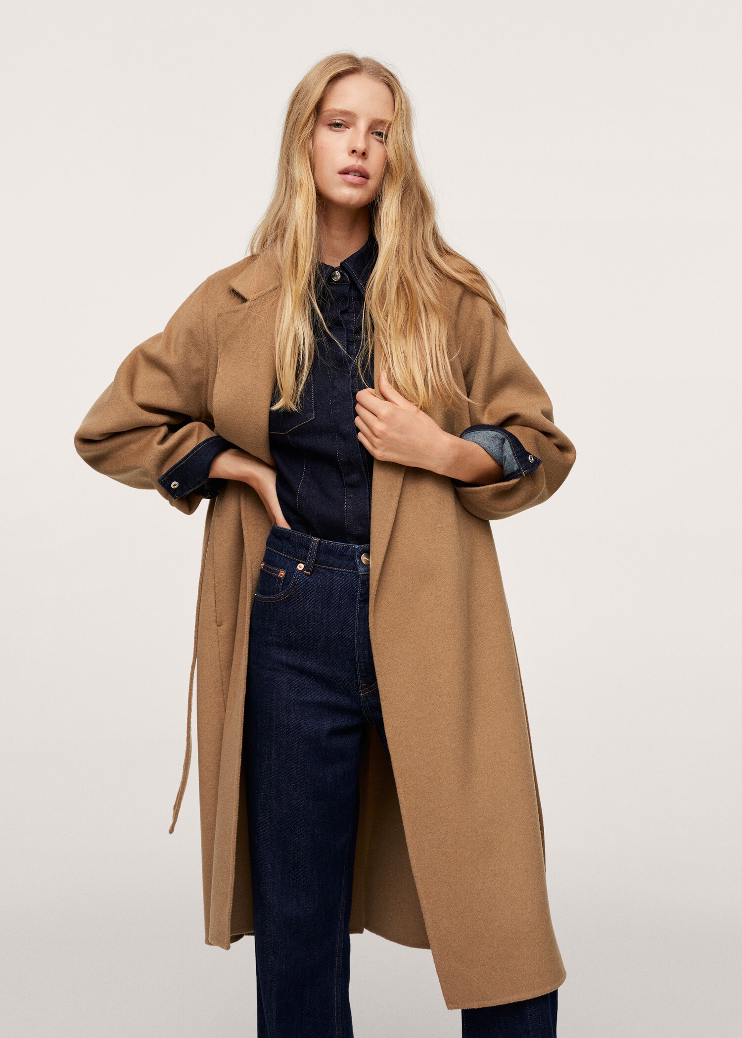 Belt handmade coat - Medium plane