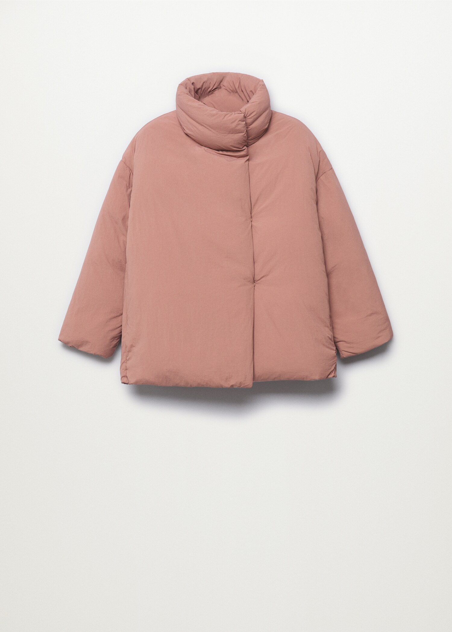 Prošívaný anorak s vysokým límcem - Zboží bez modelu