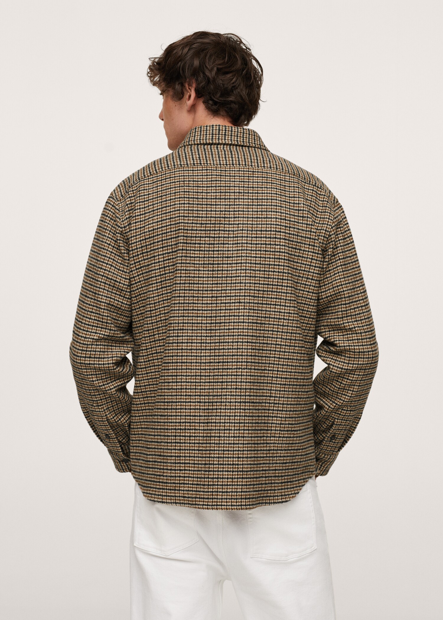 Sobrecamisa pata de gallo - Reverso del artículo
