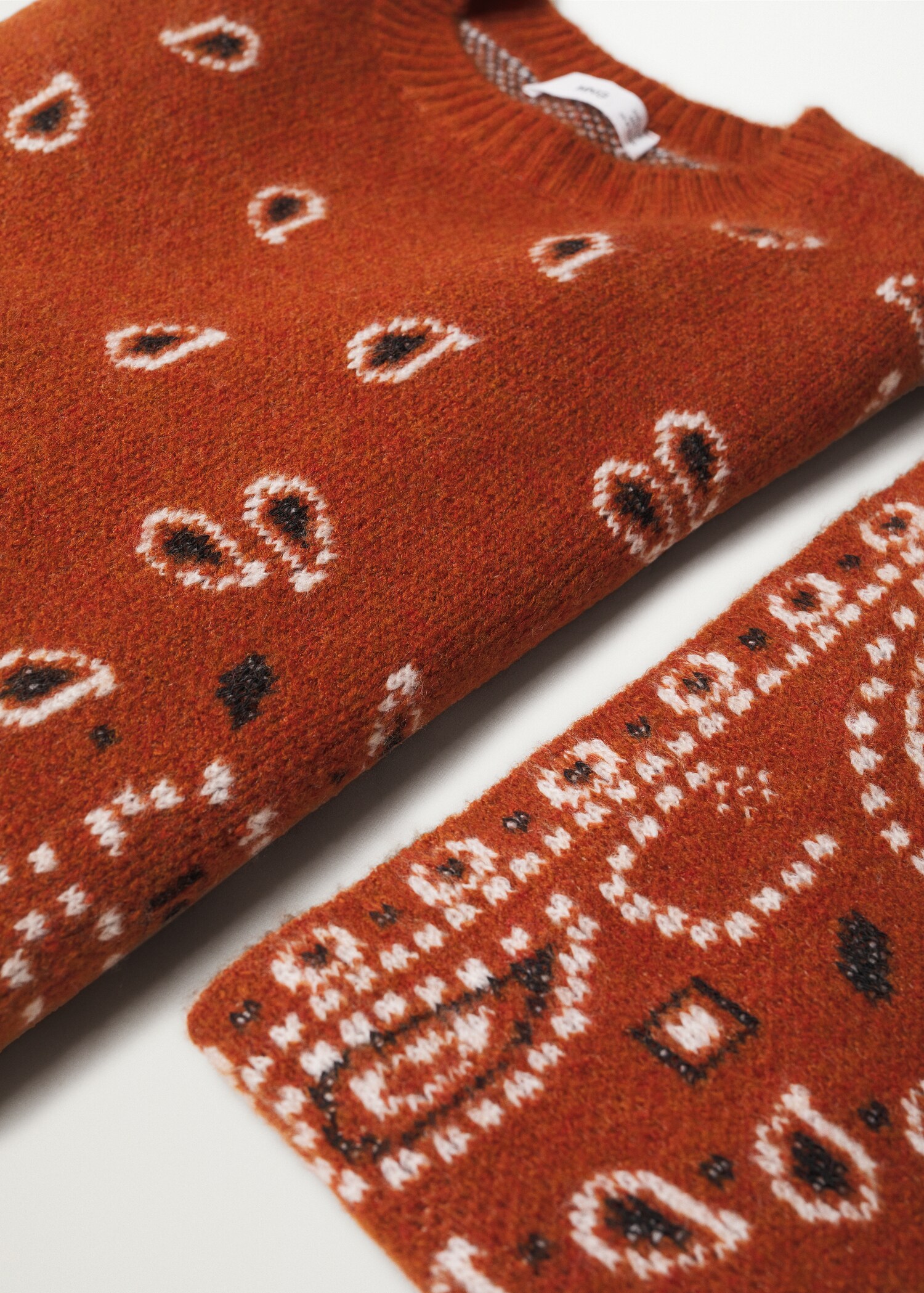 Úpletový svetr bandana - Detail zboží 8