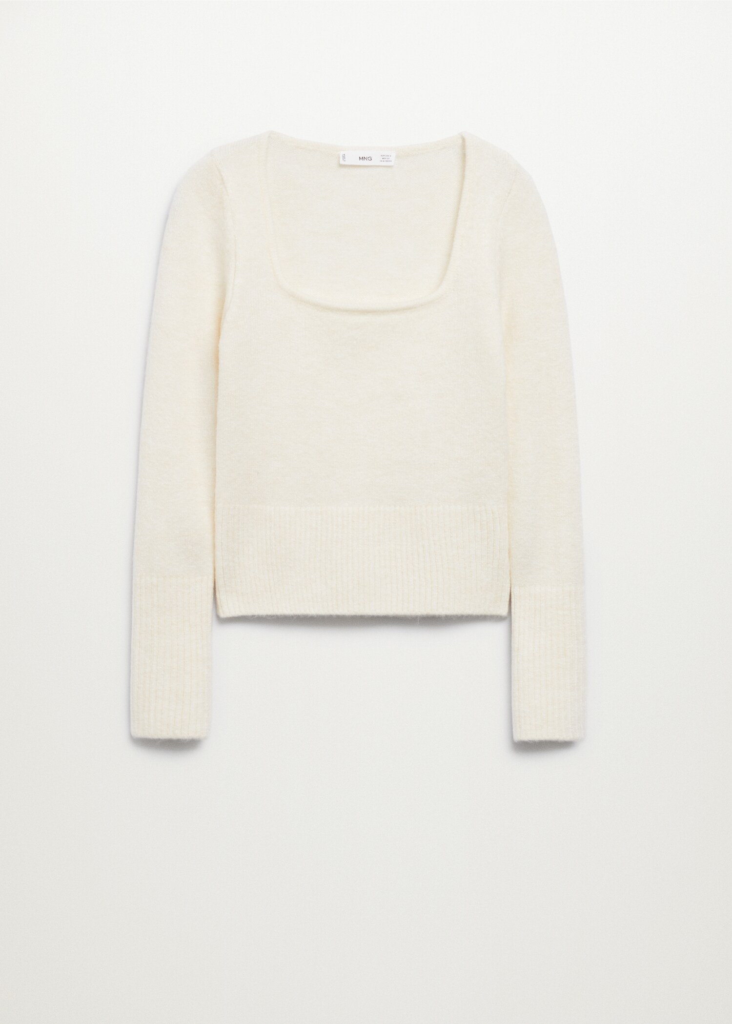 Textured knit sweater - Article without model