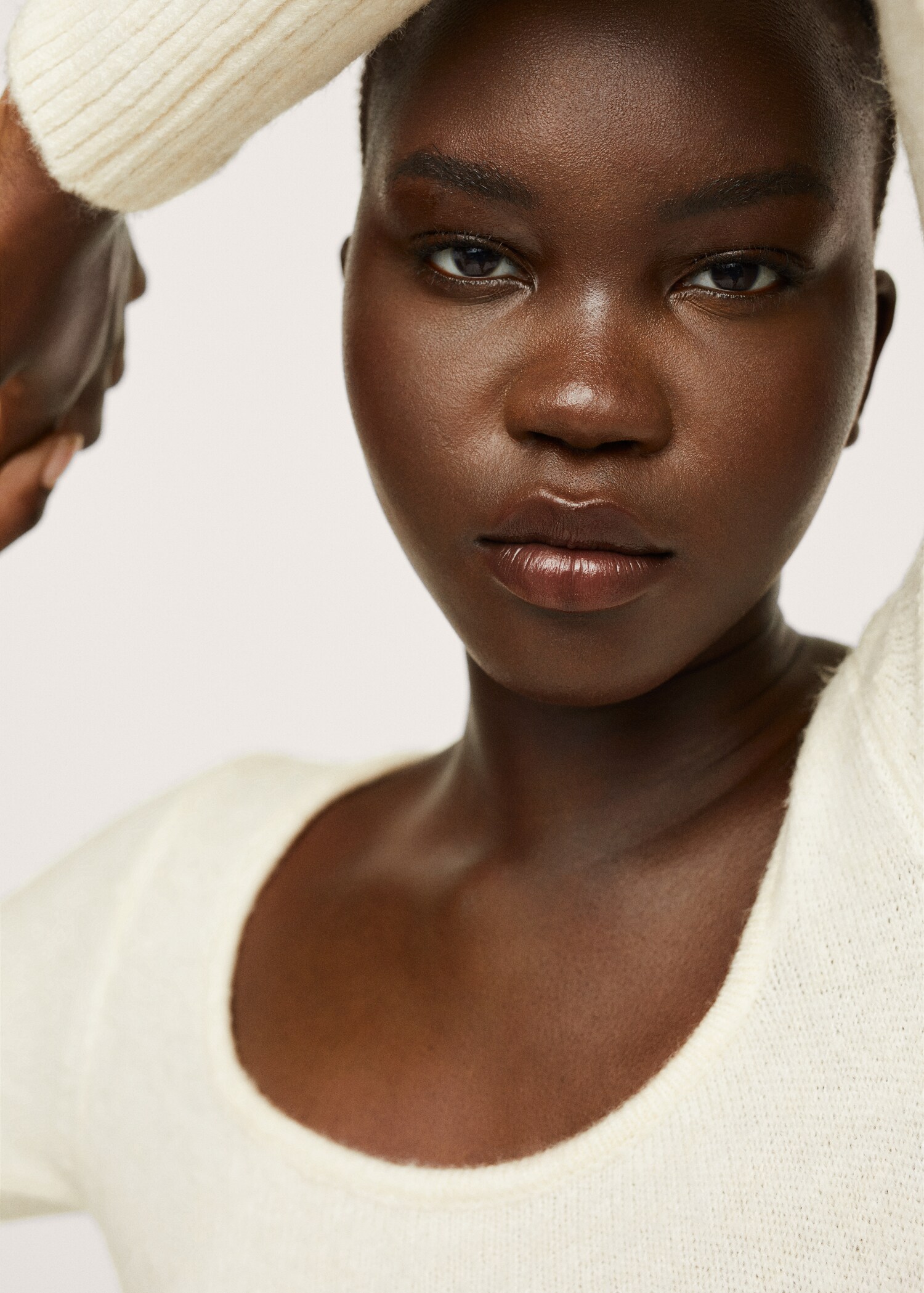 Textured knit sweater - Details of the article 1