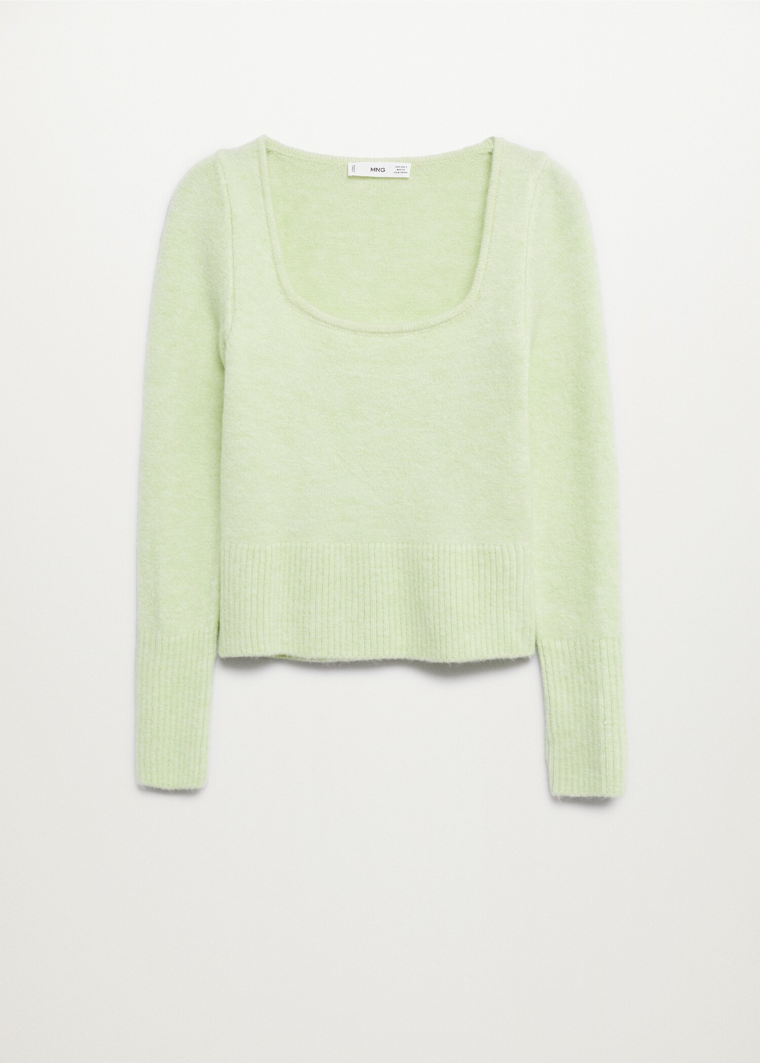 Textured knit sweater - Article without model