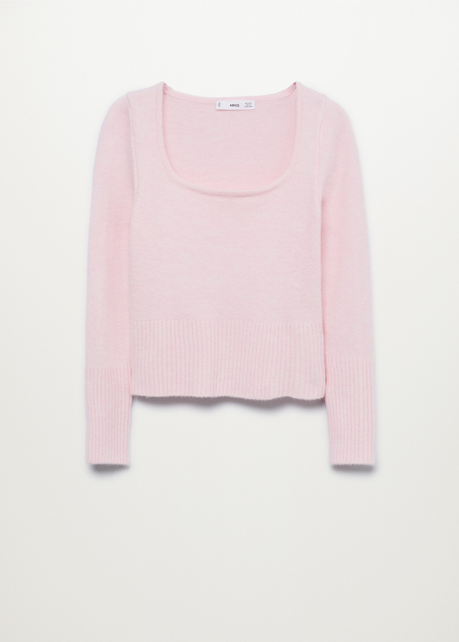Textured knit sweater - Article without model