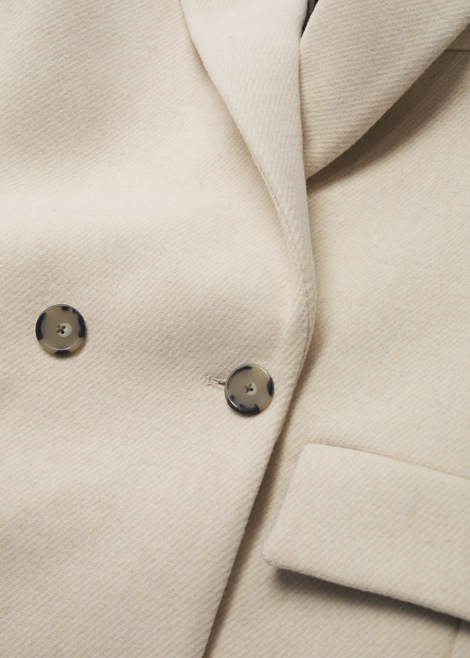 Wool double-breasted coat - Details of the article 8