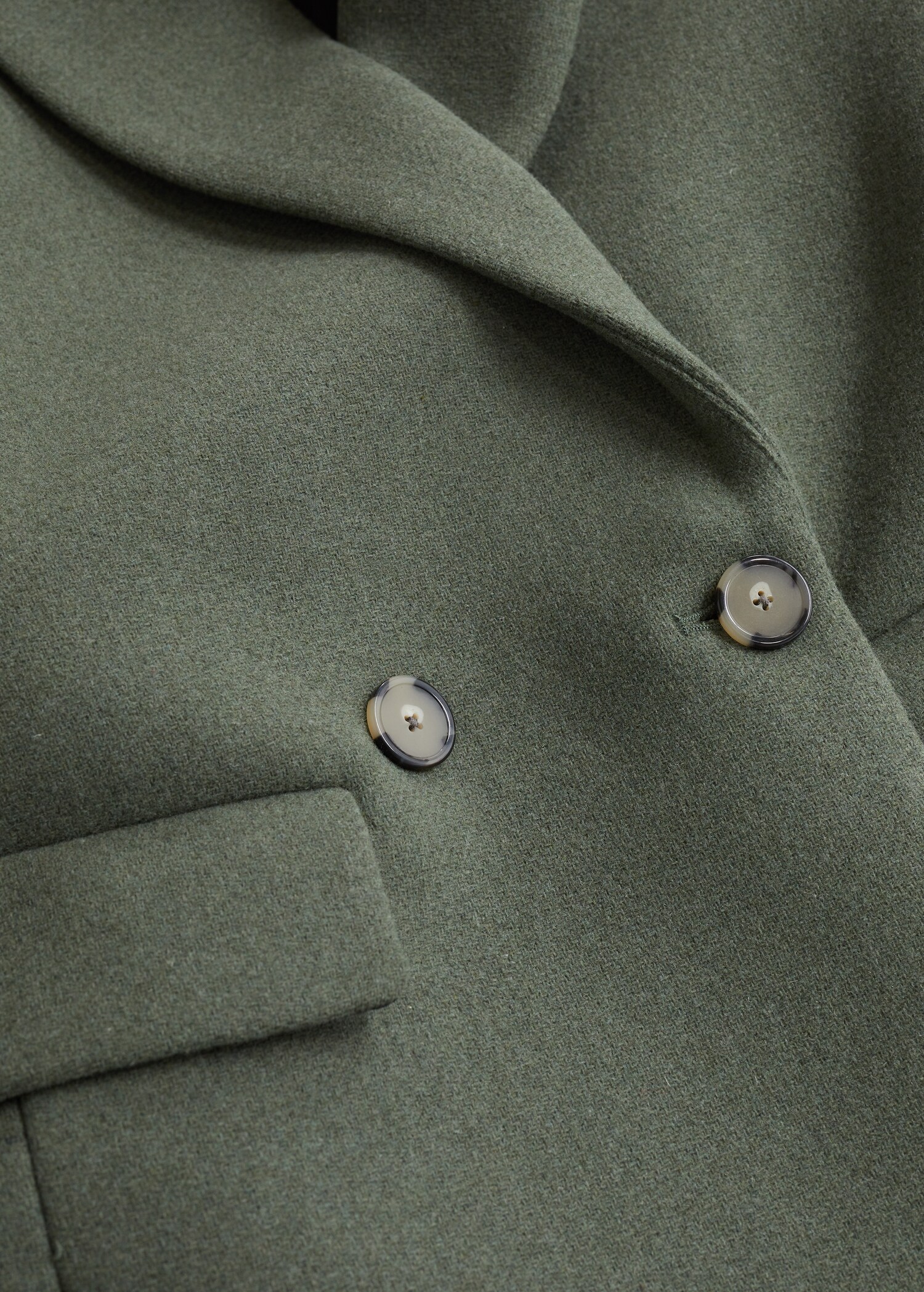 Wool double-breasted coat - Details of the article 8
