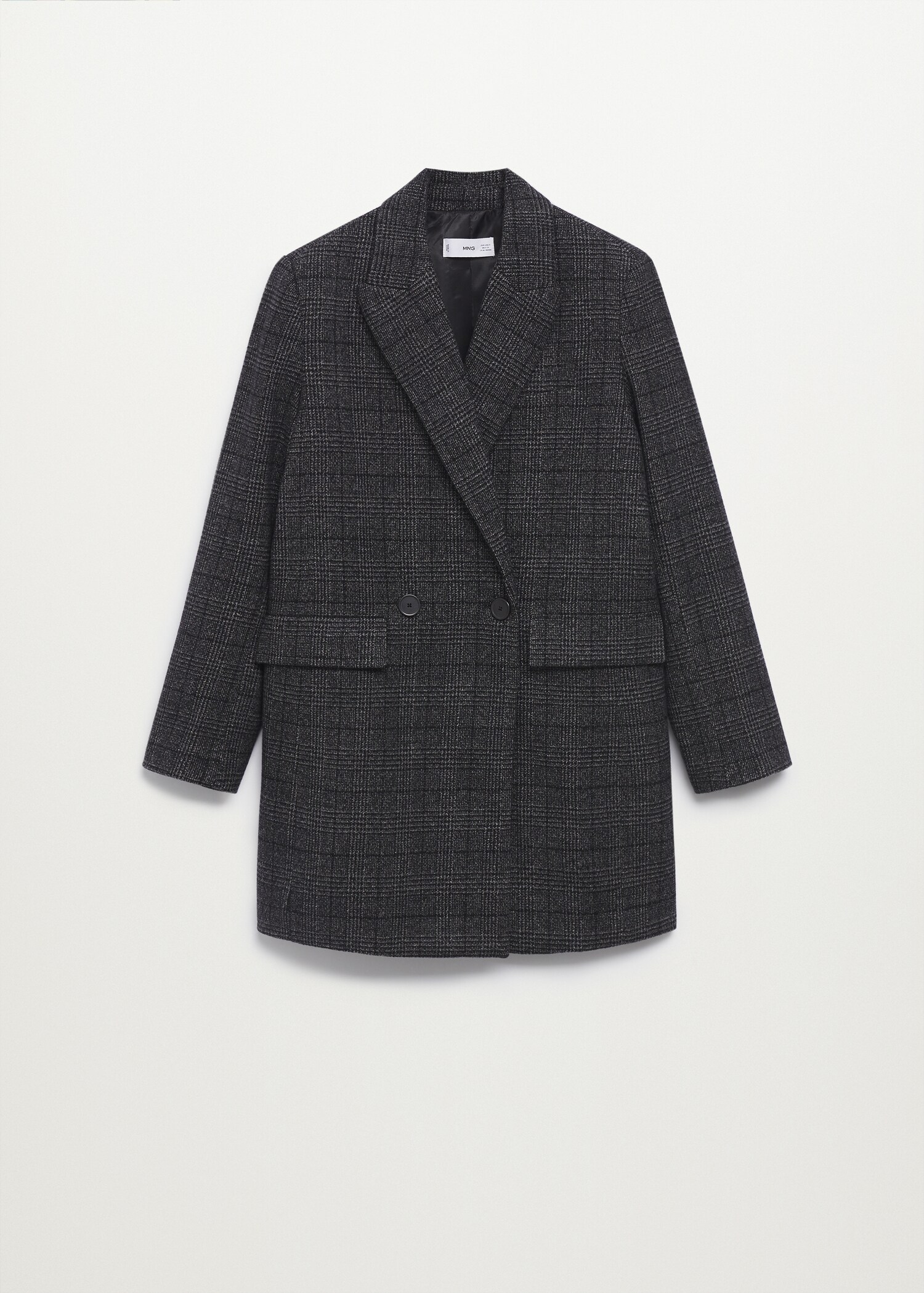 Wool double-breasted coat - Article without model