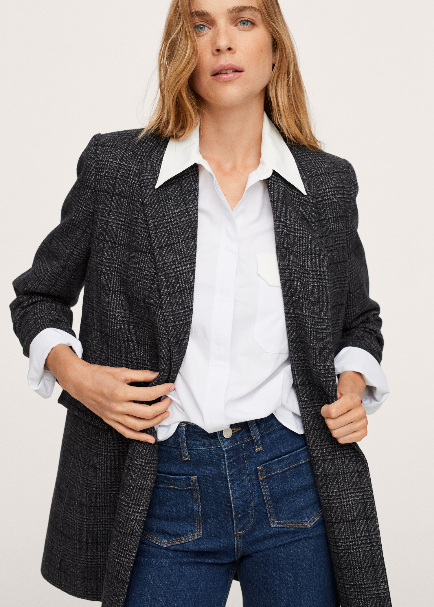 Wool double-breasted coat - Details of the article 3