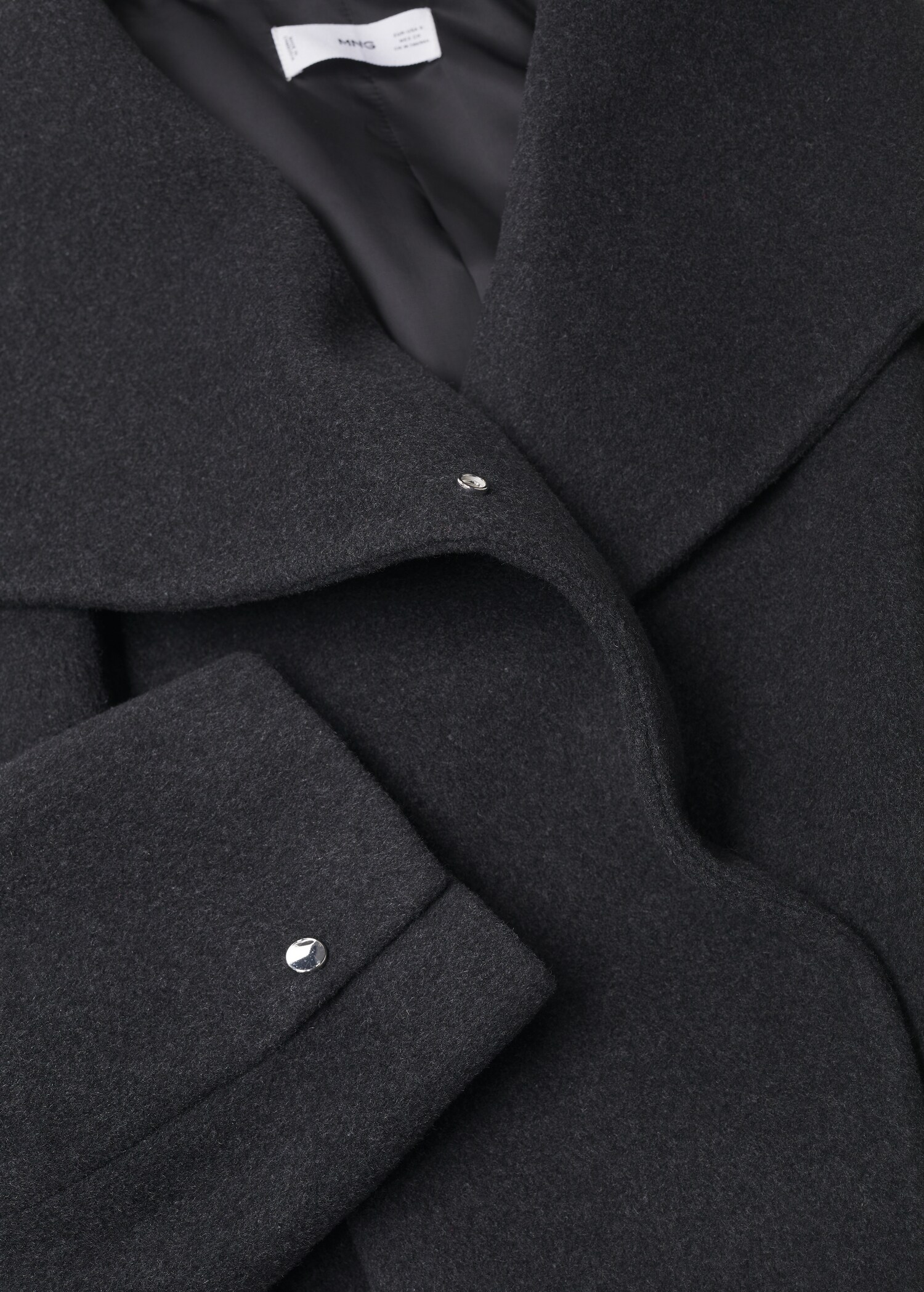 Oversize vuneni kaput - Detalji artikla 8