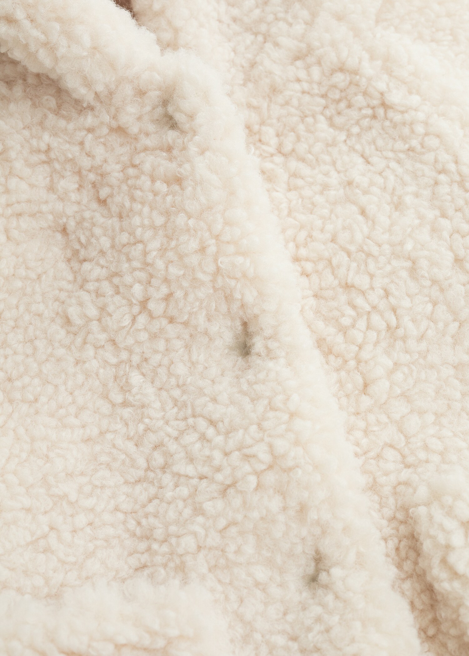 Kabát z beránka s kapucí - Detail zboží 9