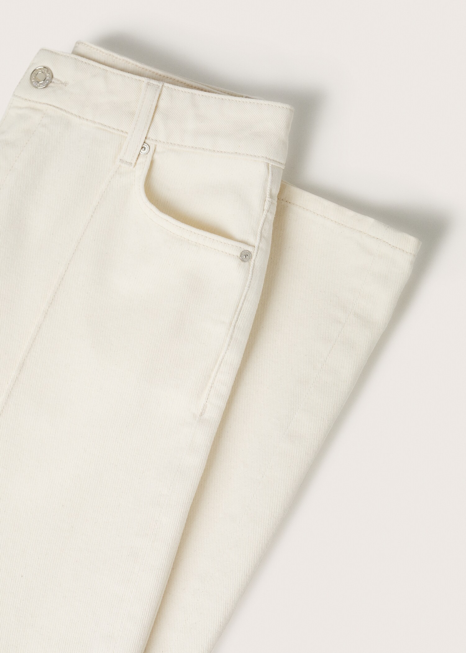 Jeans Wideleg tiro alto costuras - Detalle del artículo 8