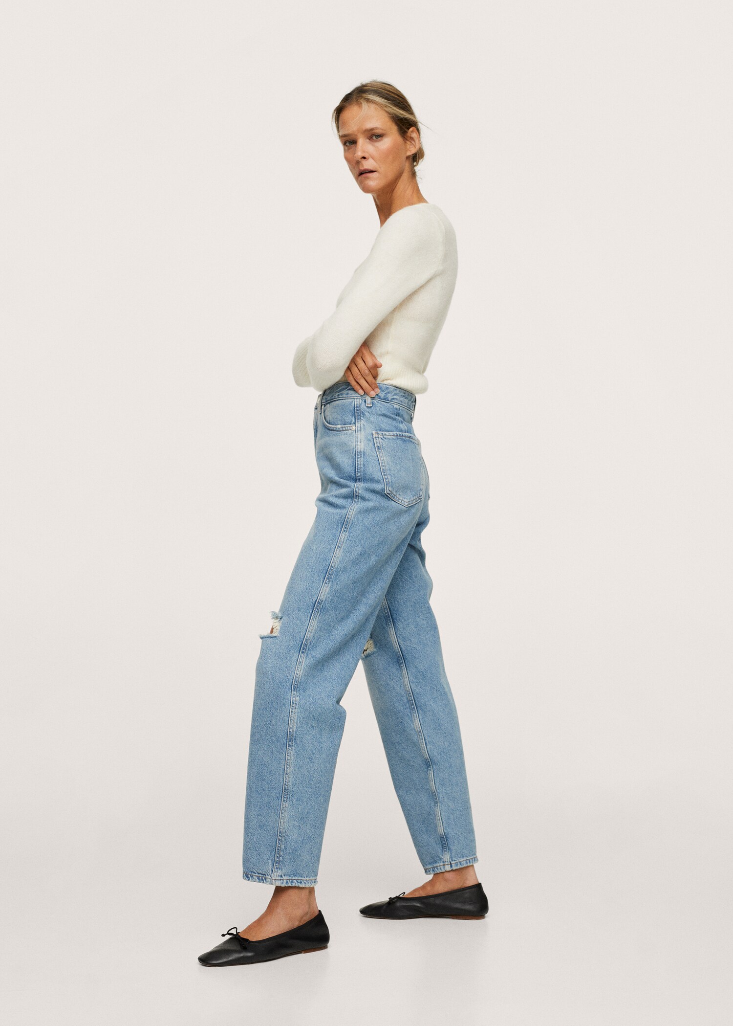 Džíny tapered fit s vysokým pasem - Detail zboží 1