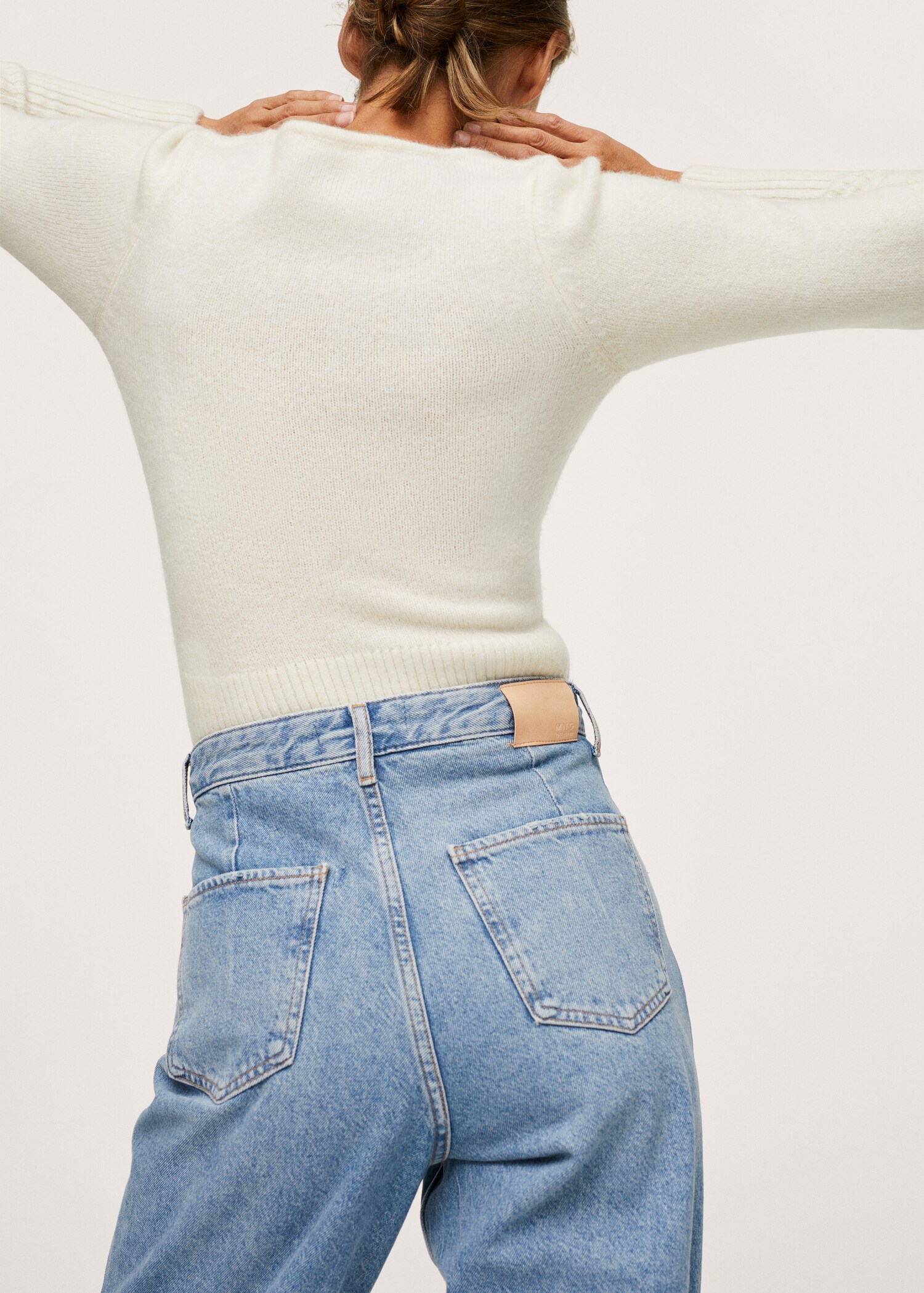 Džíny tapered fit s vysokým pasem - Detail zboží 2