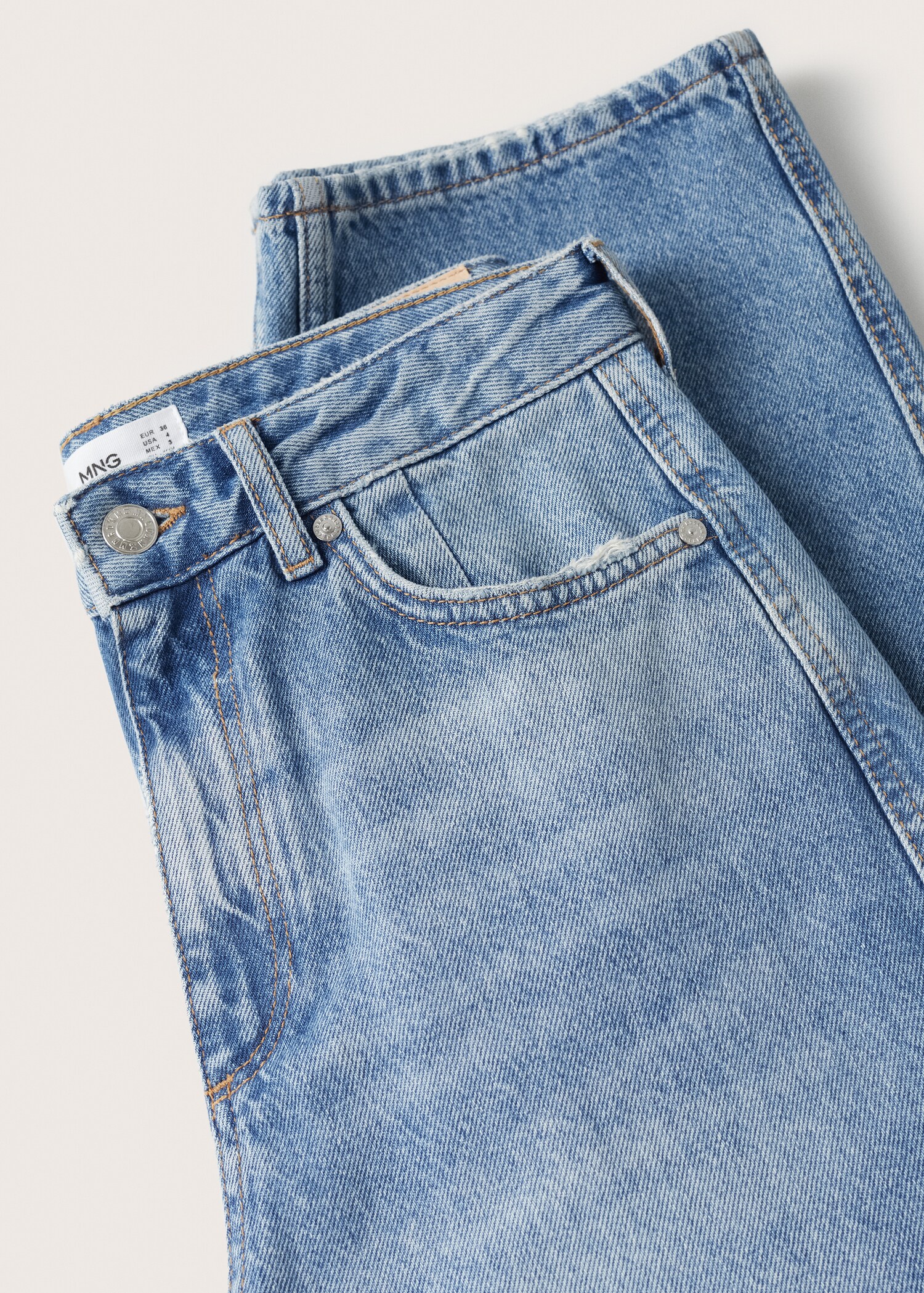 Džíny tapered fit s vysokým pasem - Detail zboží 8