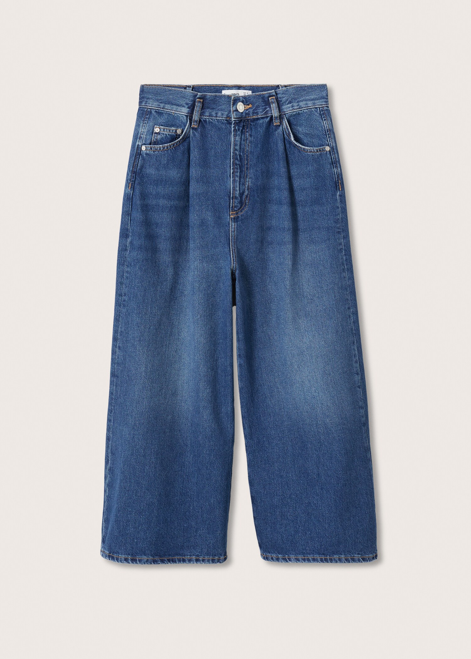 Džíny culottes s vysokým pasem - Zboží bez modelu