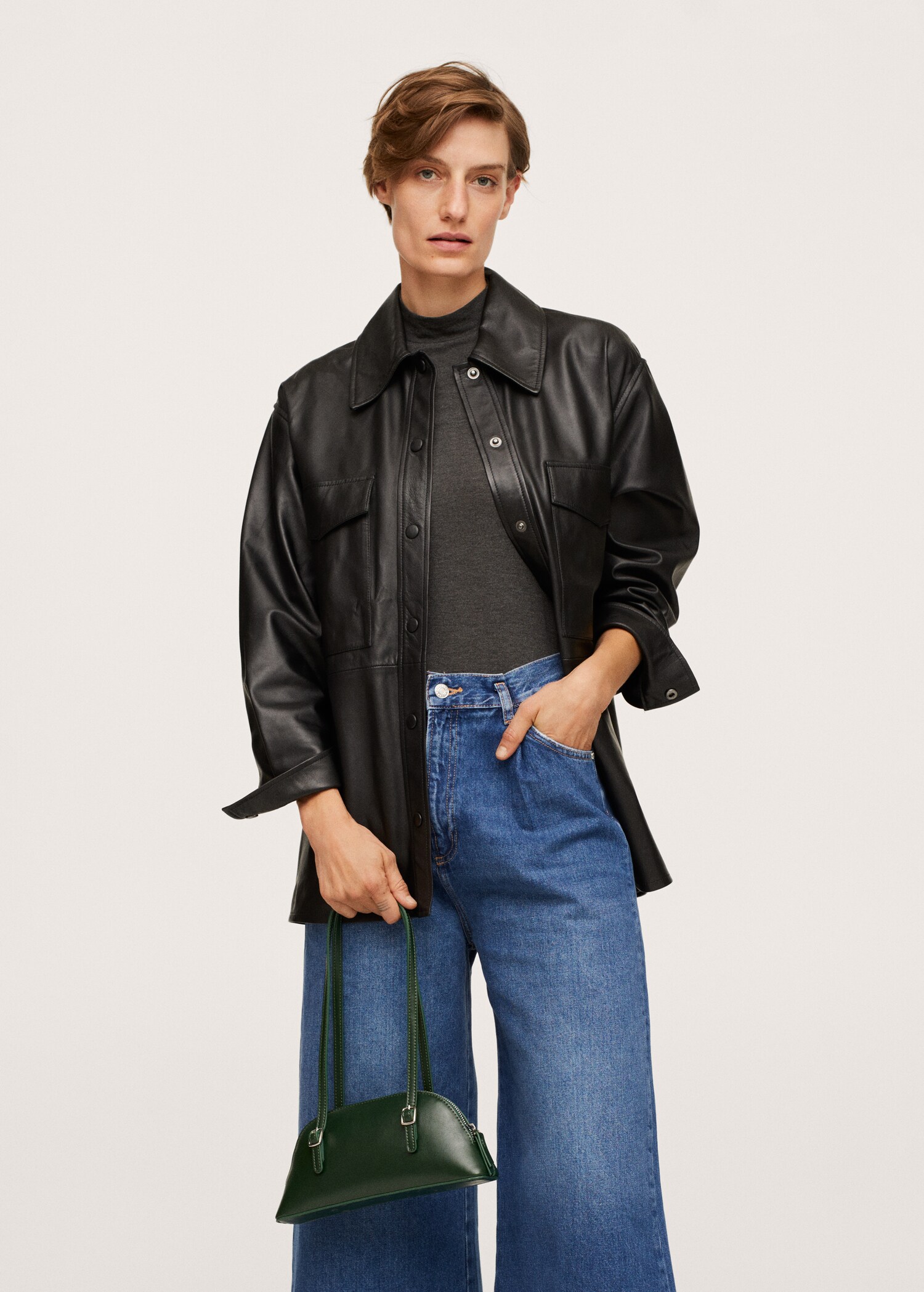 Džíny culottes s vysokým pasem - Detail zboží 2