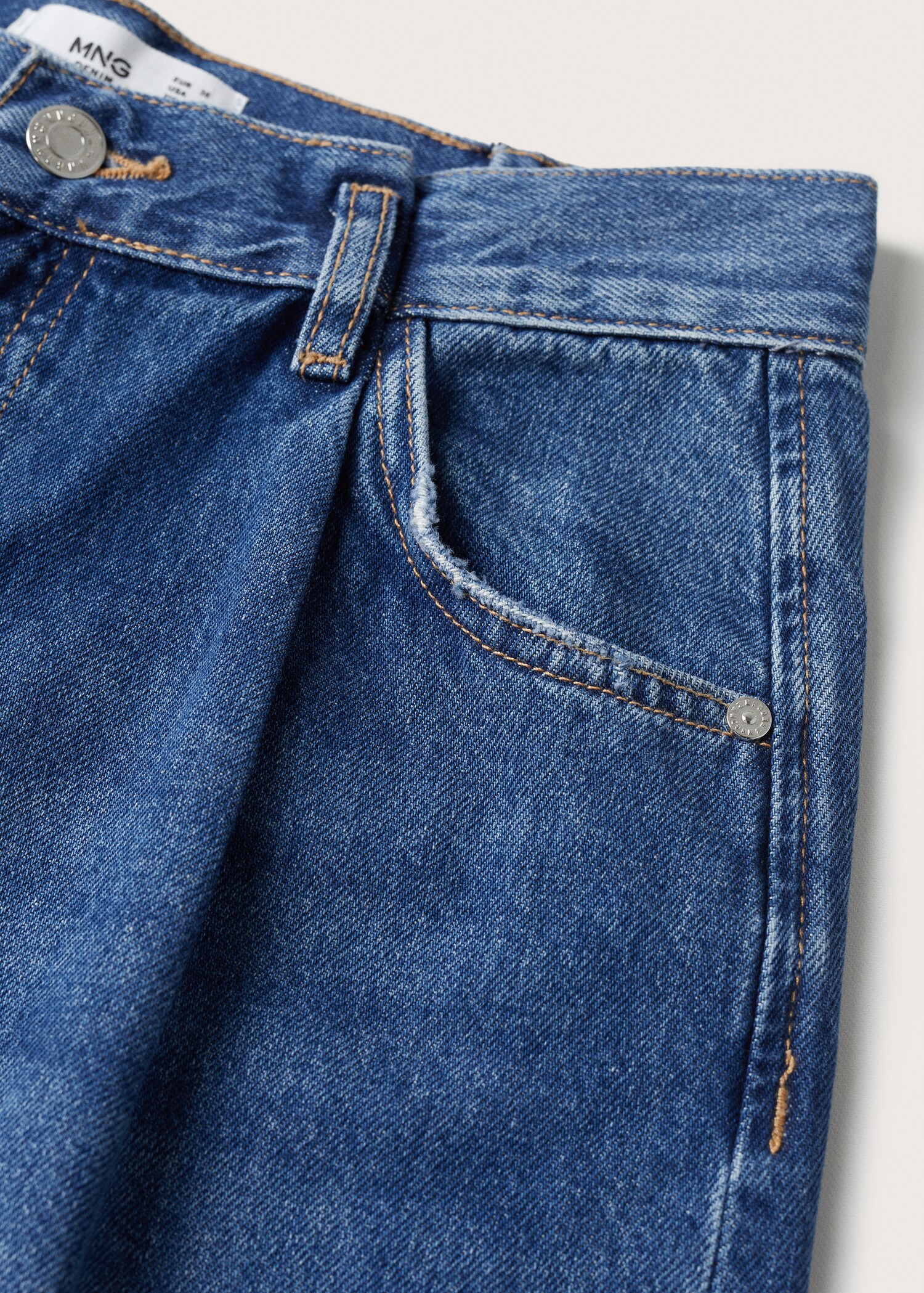 Džíny culottes s vysokým pasem - Detail zboží 8