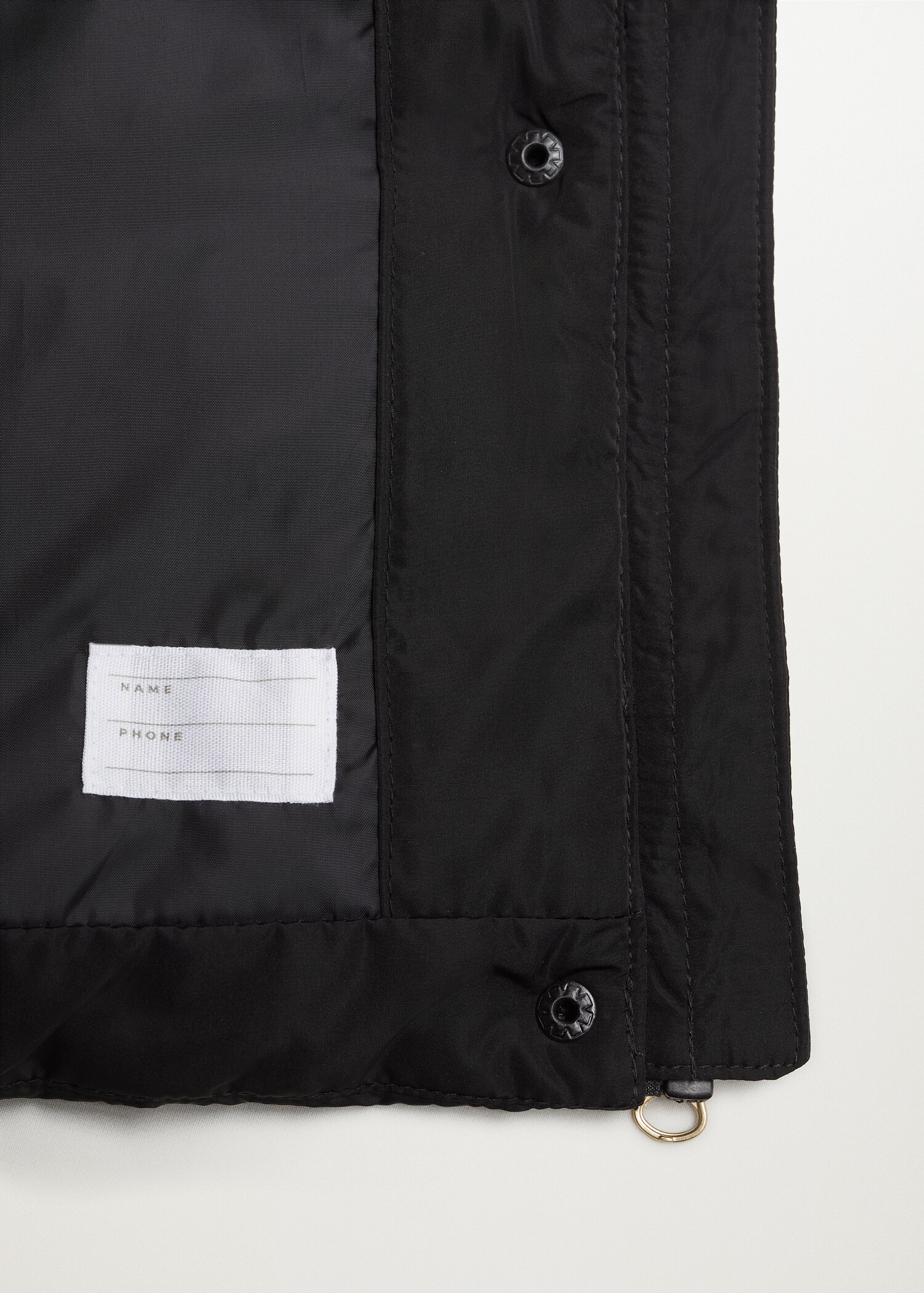 Prošívaný ultralehký anorak s peřím - Detail zboží 9