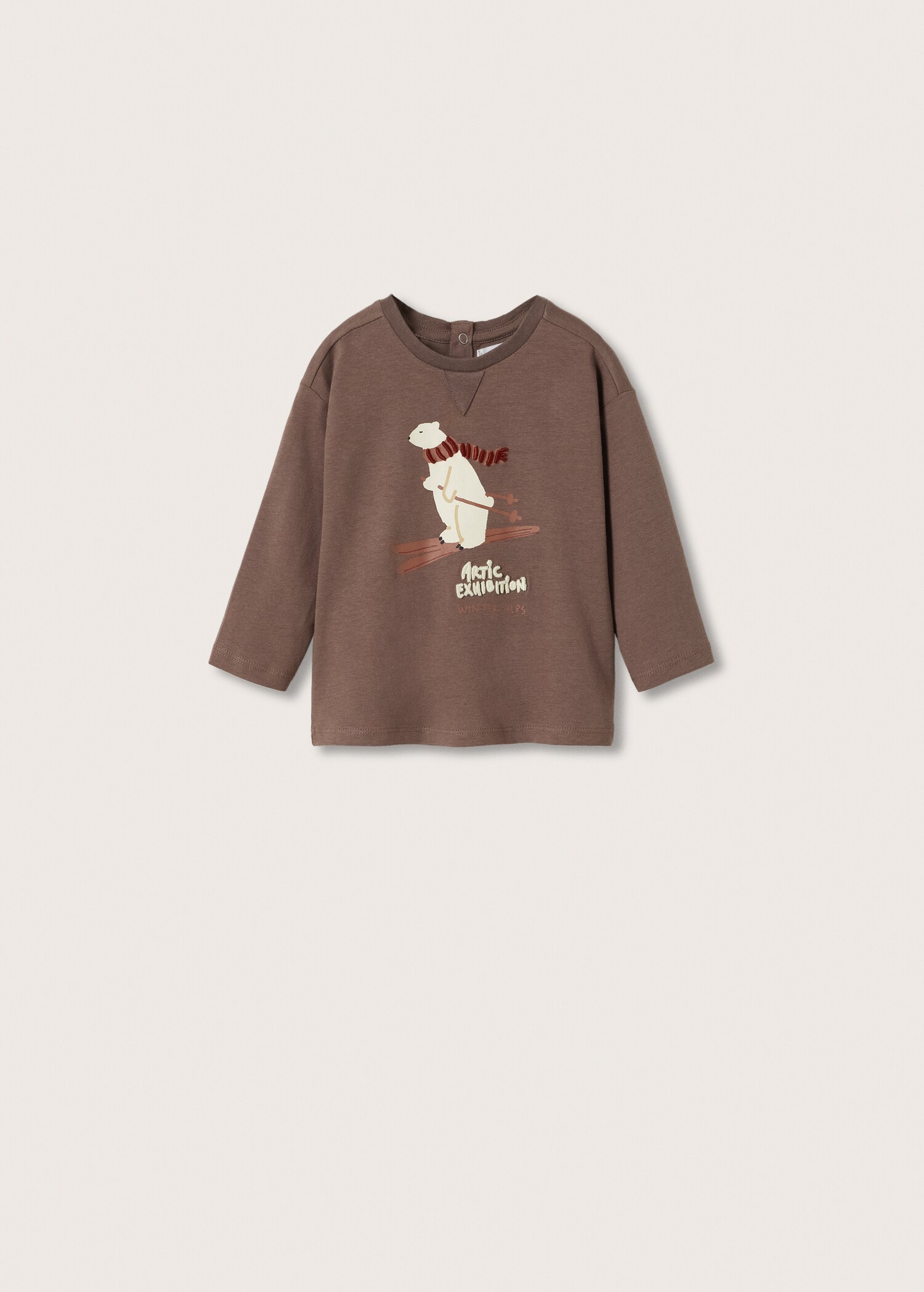 Camiseta manga larga estampada - Artículo sin modelo