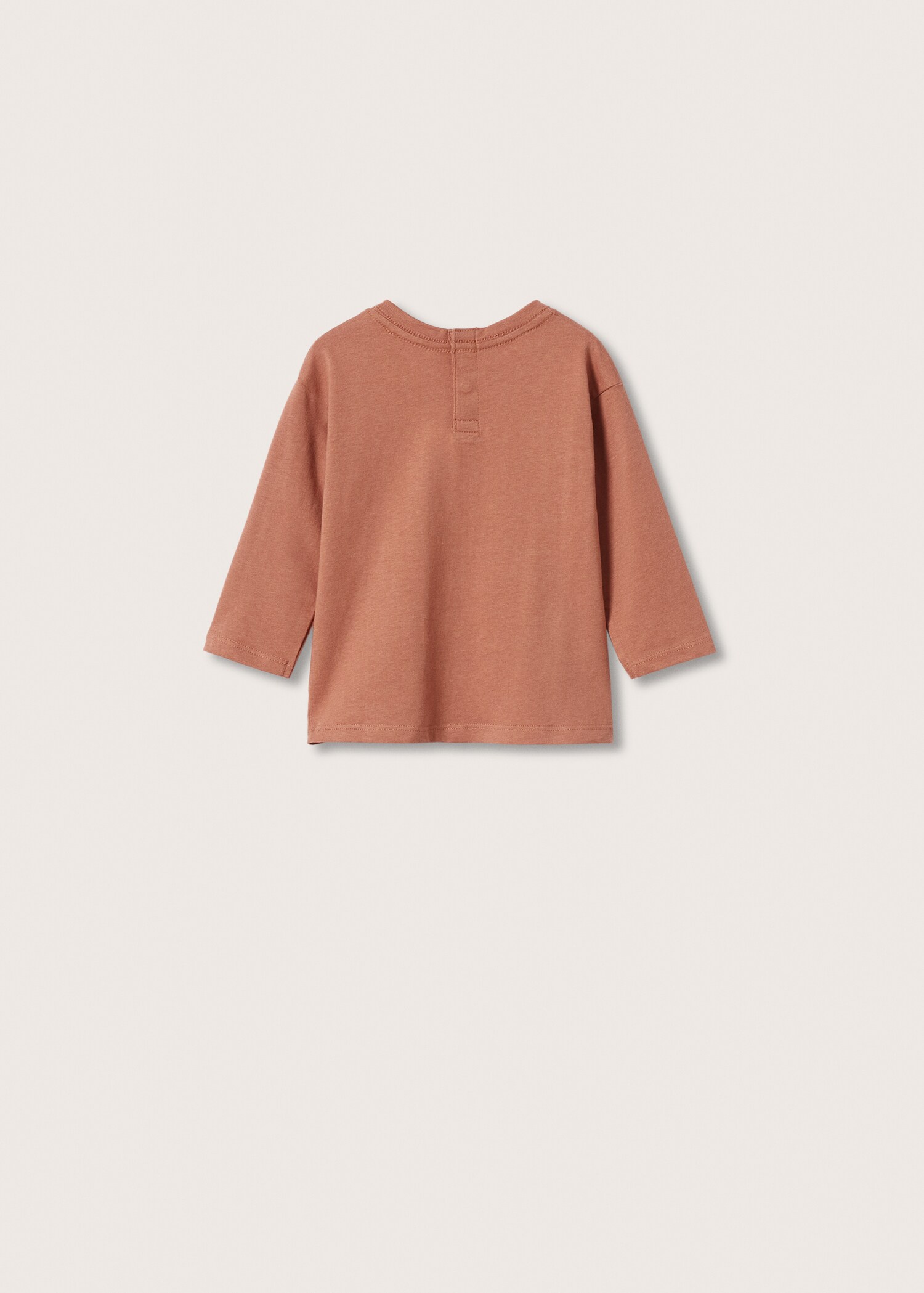 Camiseta algodón bolsillo - Reverso del artículo