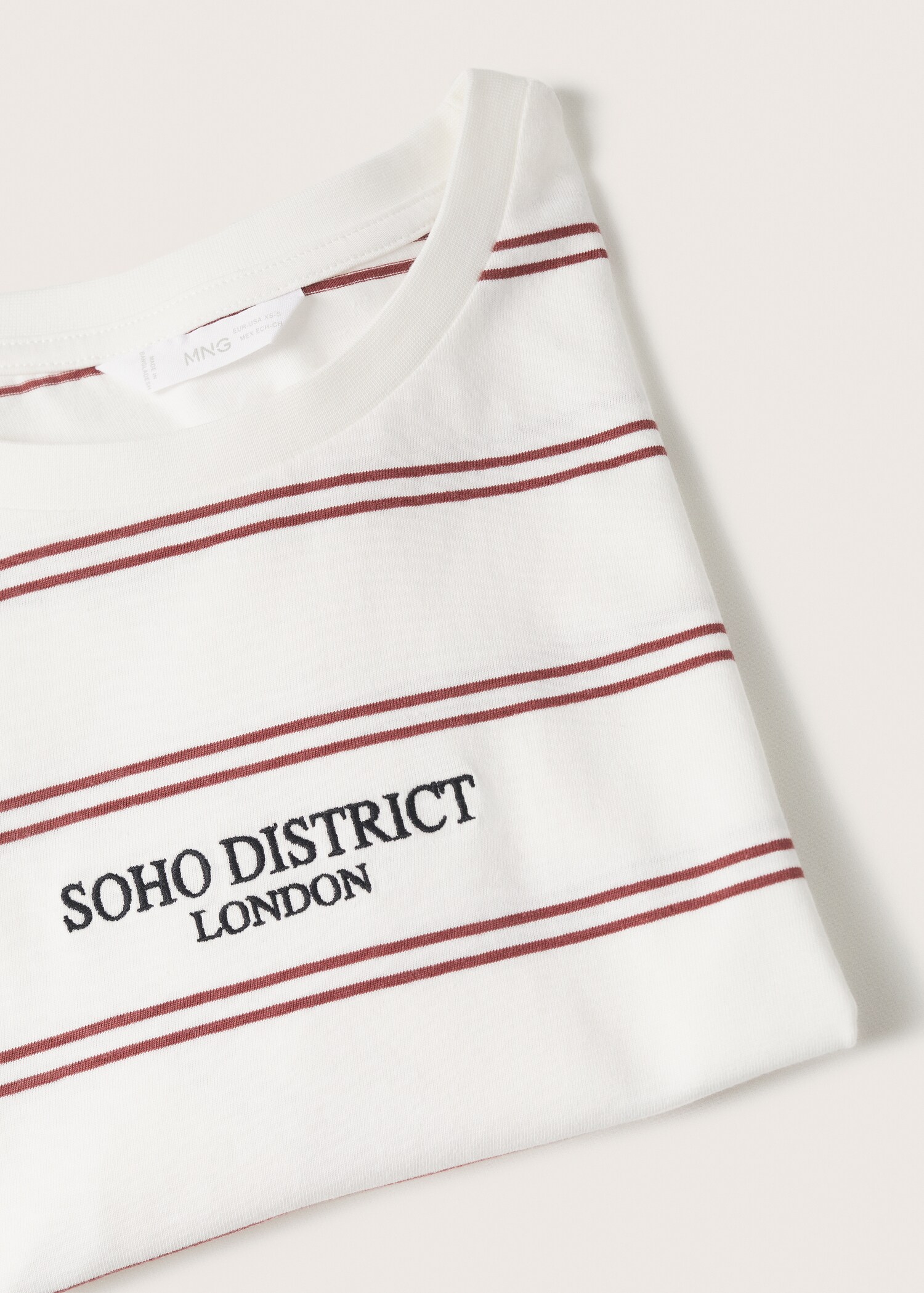 Camiseta manga larga rayas - Detalle del artículo 8