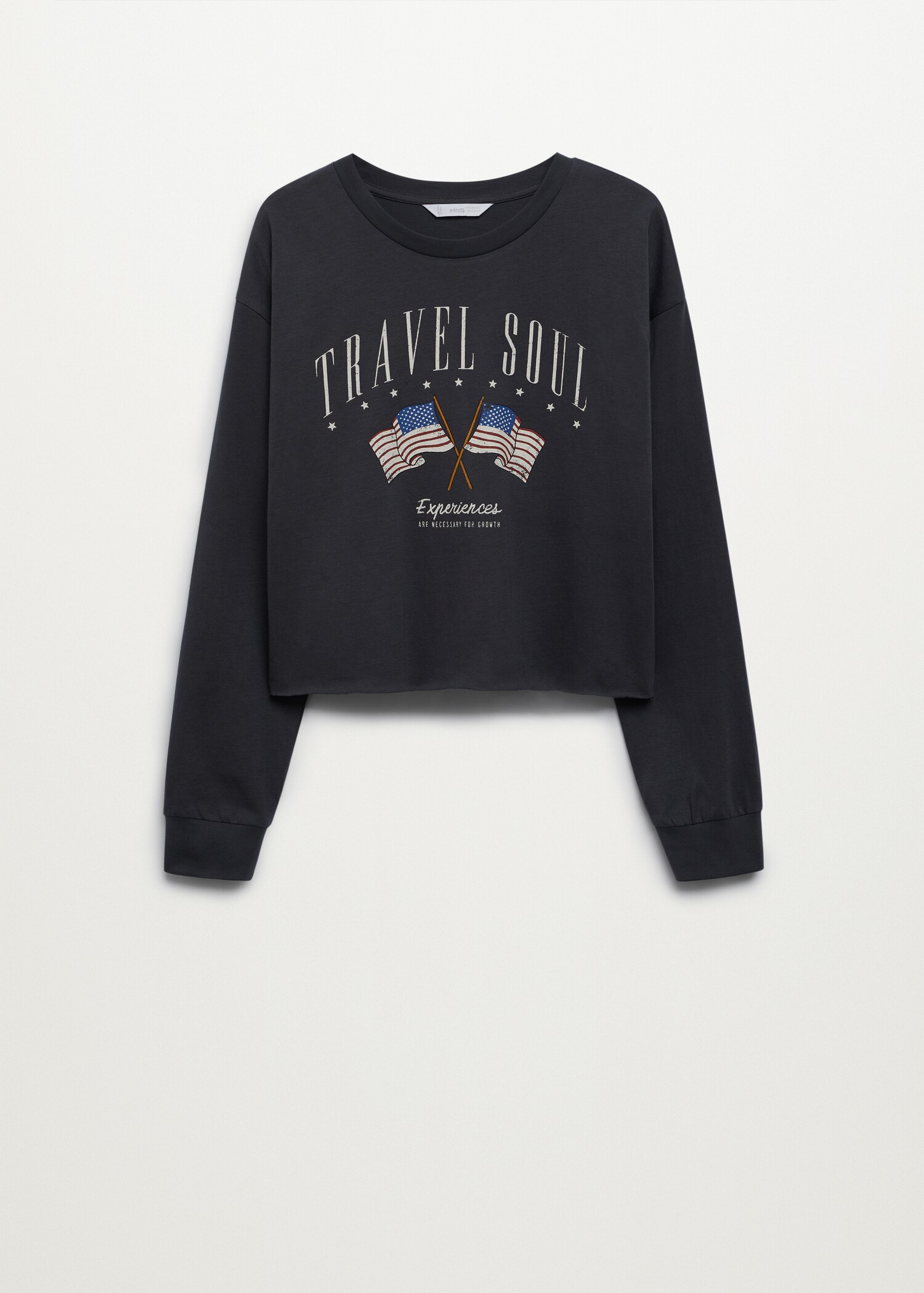 Camiseta manga larga estampada - Artículo sin modelo