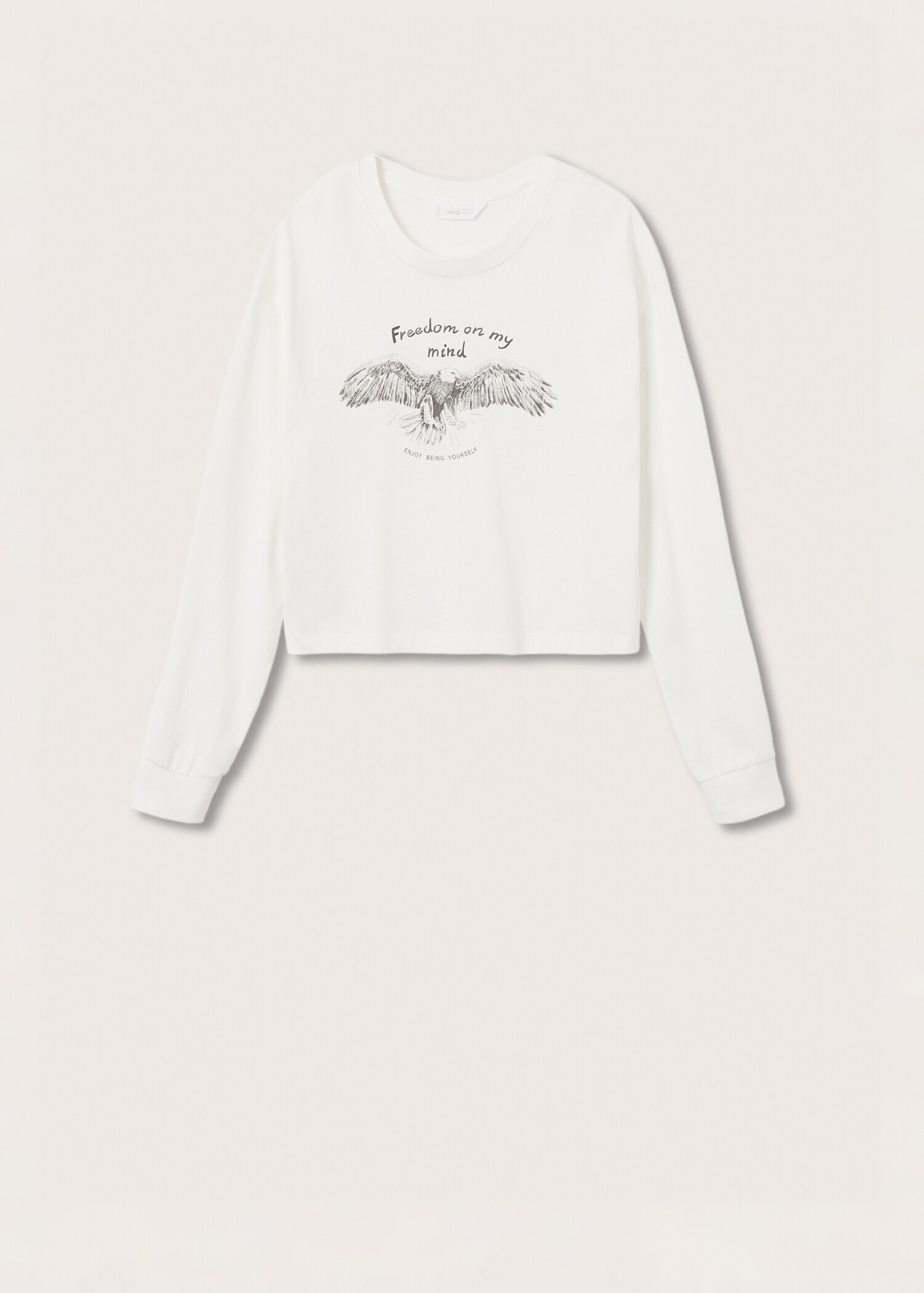 Camiseta manga larga estampada - Artículo sin modelo