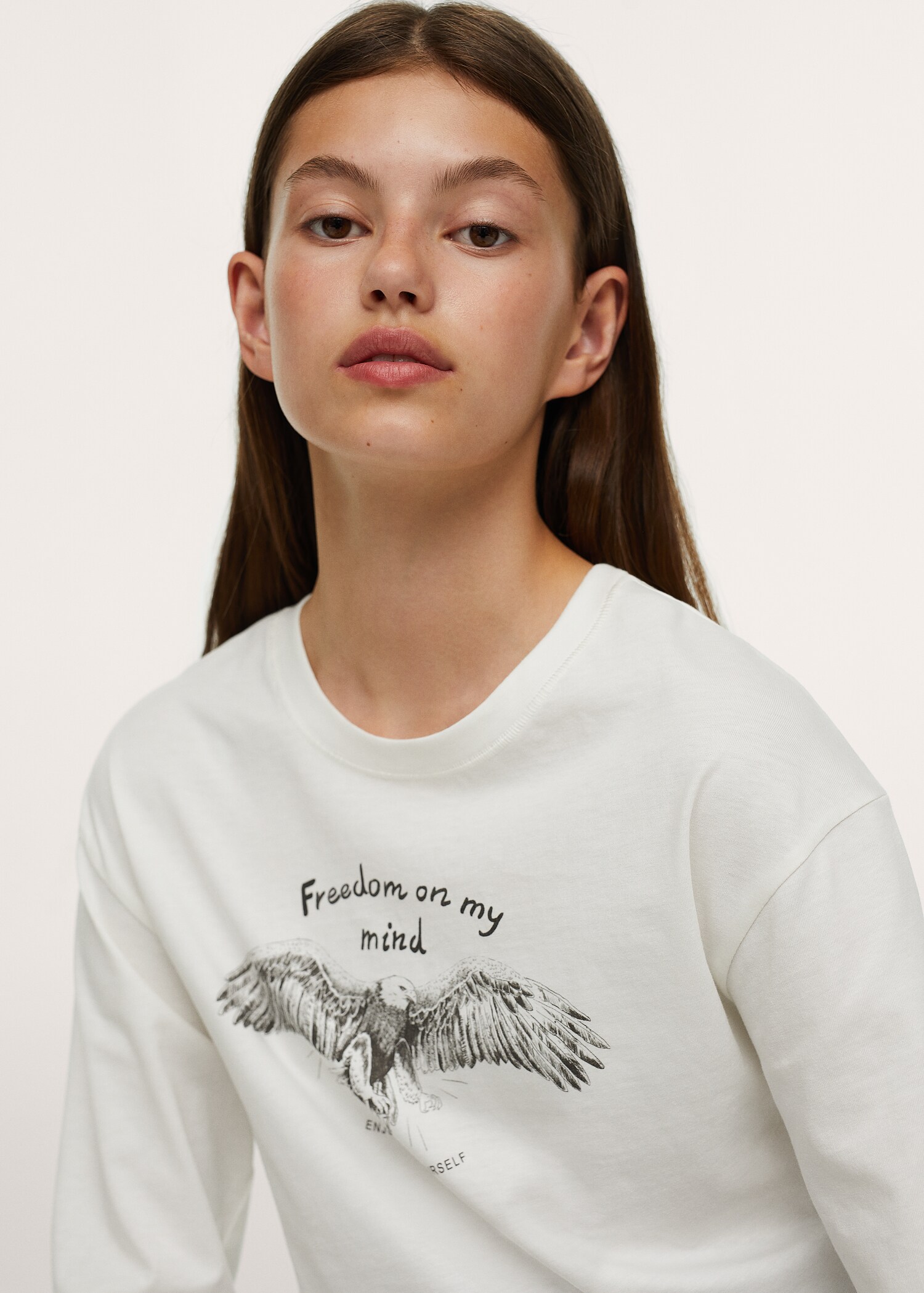 Camiseta manga larga estampada - Detalle del artículo 1