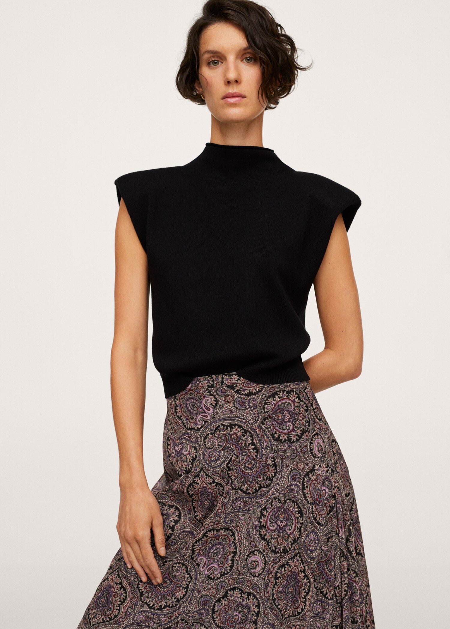 Fluid midi skirt - Details of the article 1