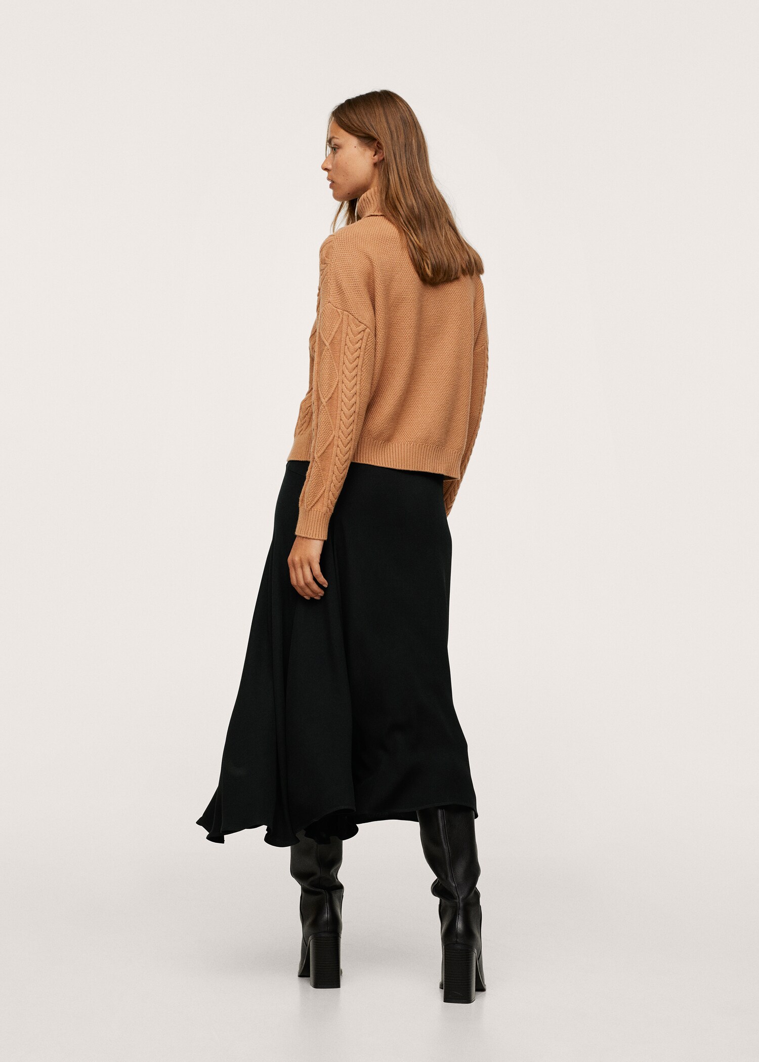 Fluid midi skirt - Reverse of the article