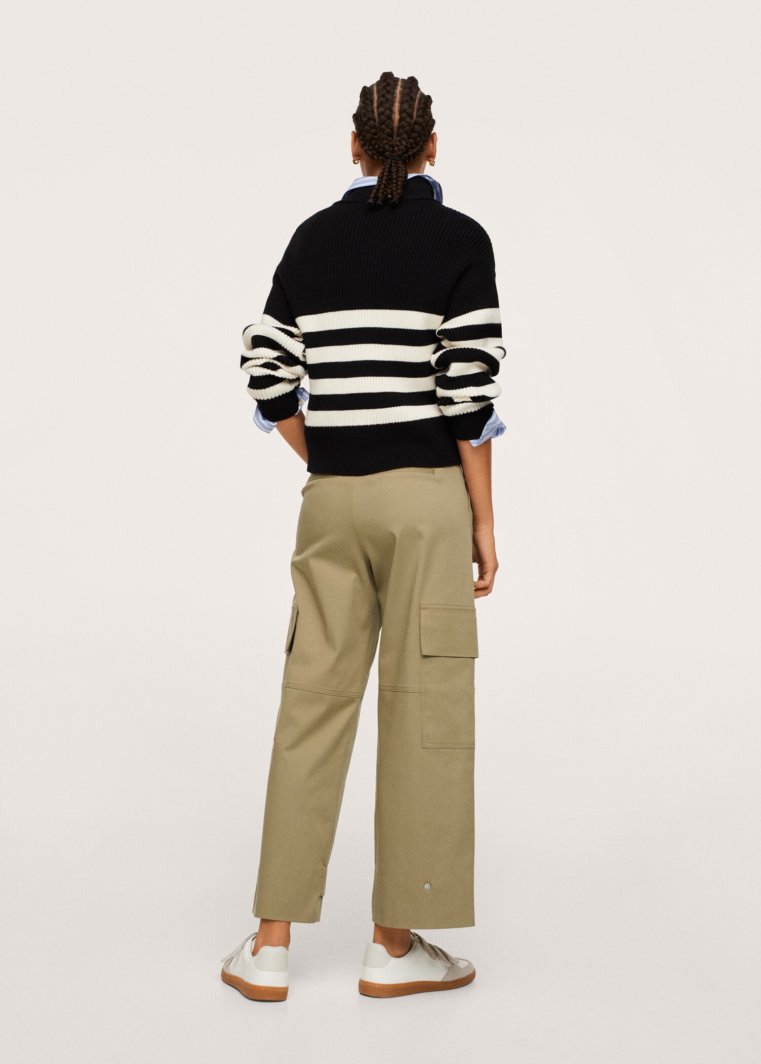 Pantalón culotte bolsillos - Reverso del artículo