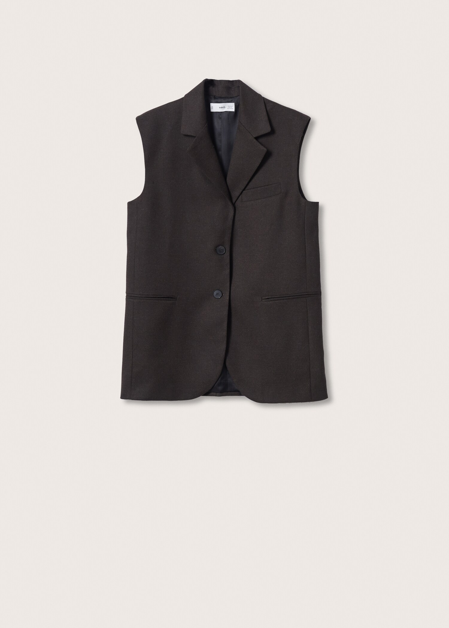 Oversized waistcoat - Article without model